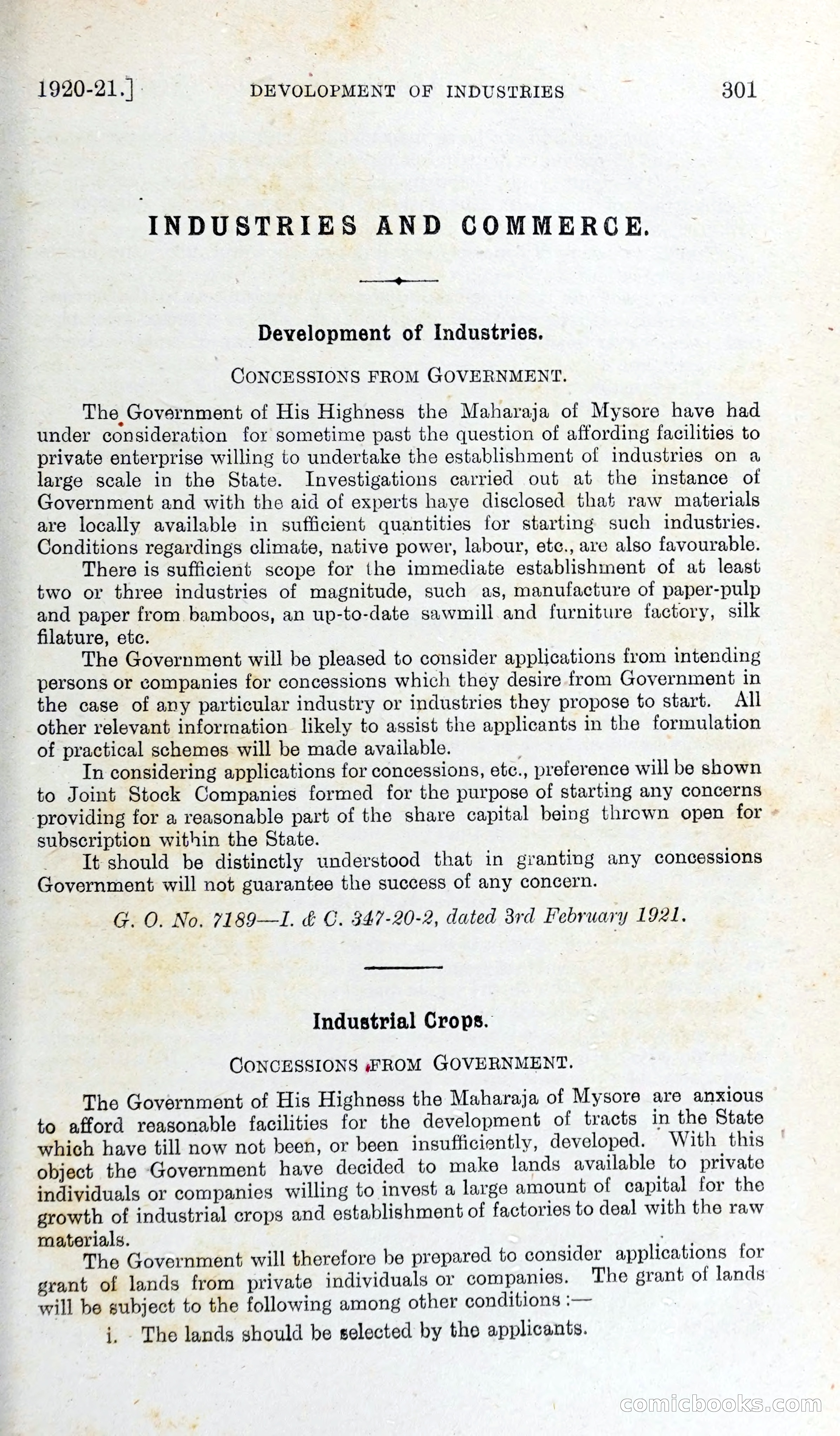 The Mysore Blue Book Journal — page 320 of 395