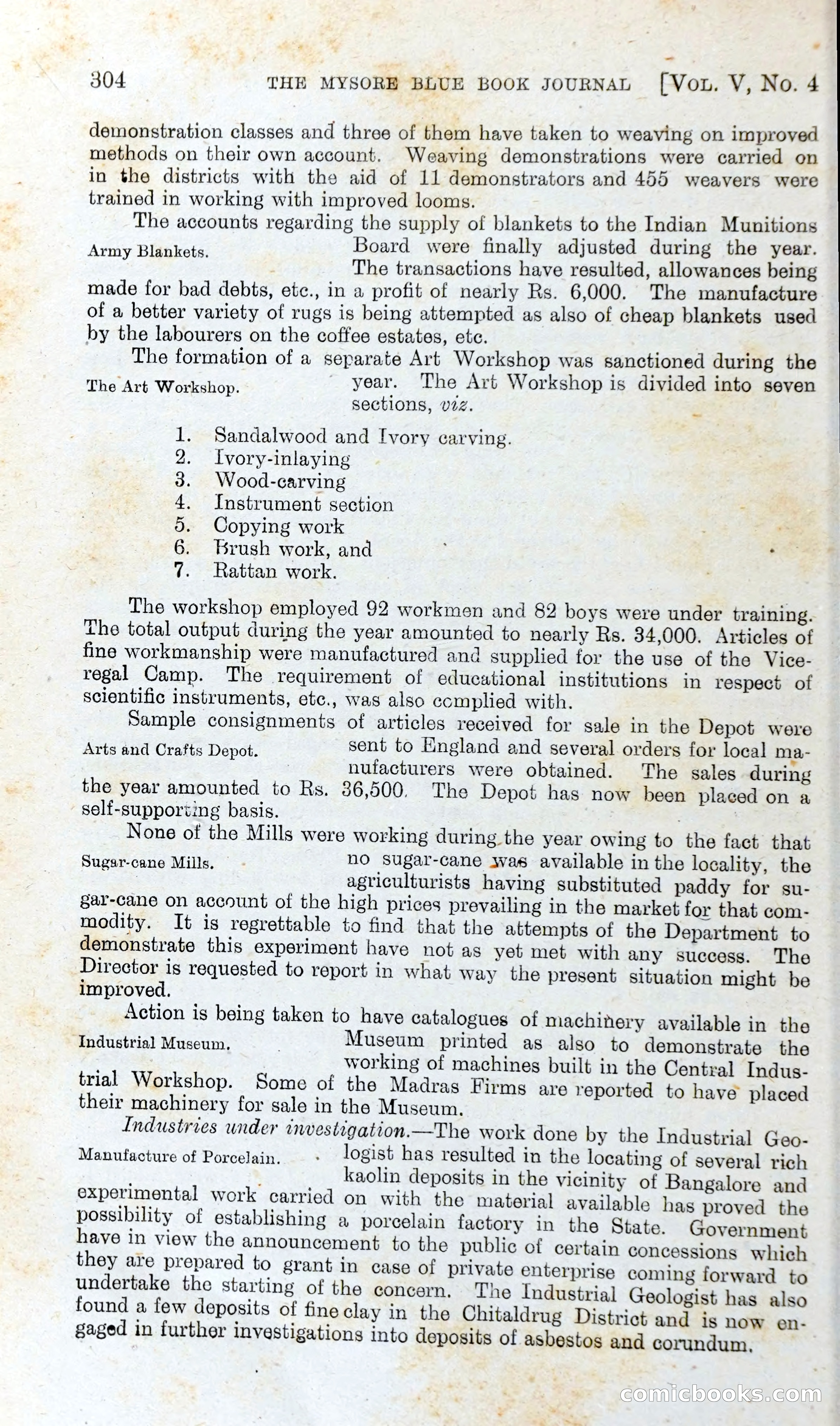 The Mysore Blue Book Journal — page 323 of 395