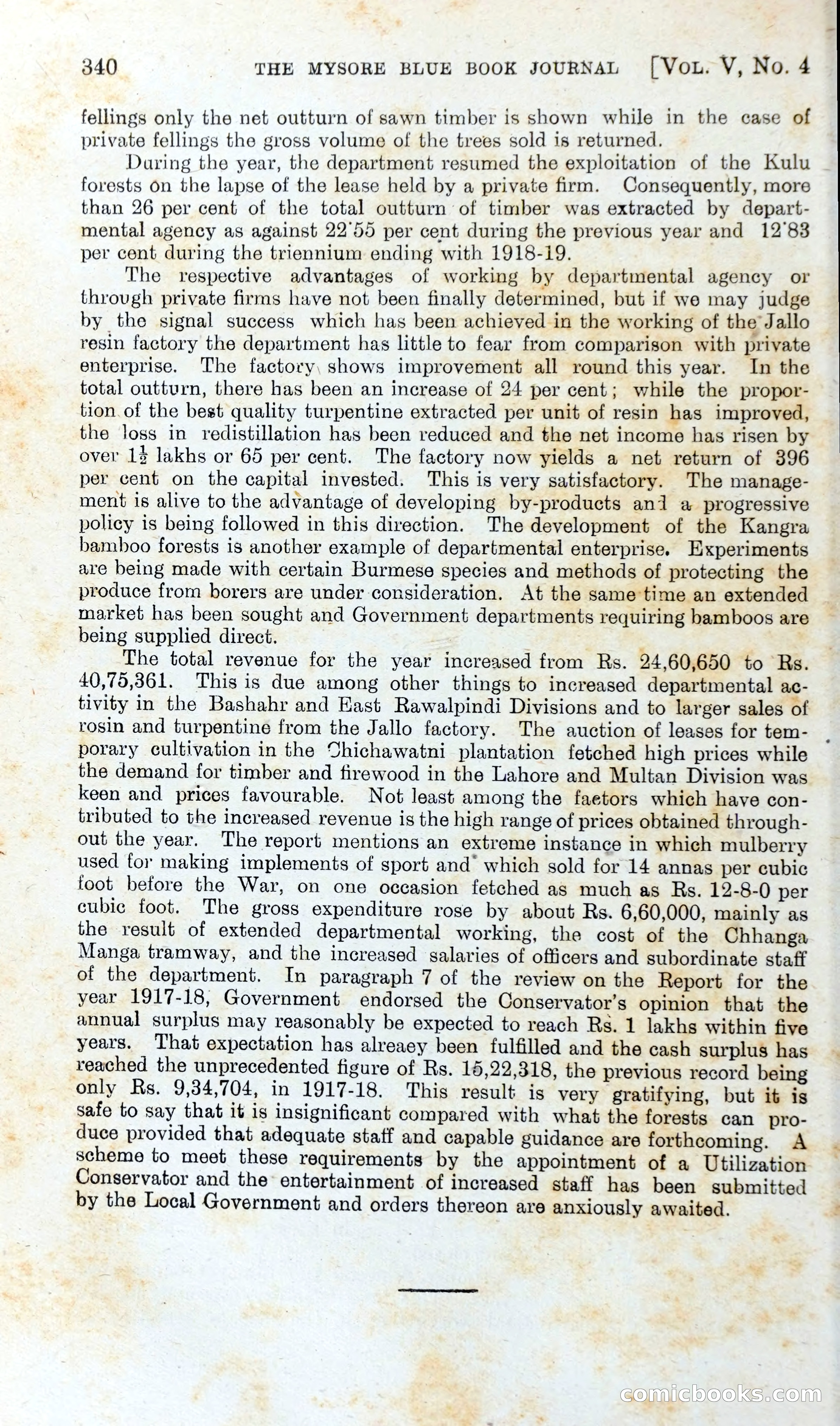 The Mysore Blue Book Journal — page 359 of 395