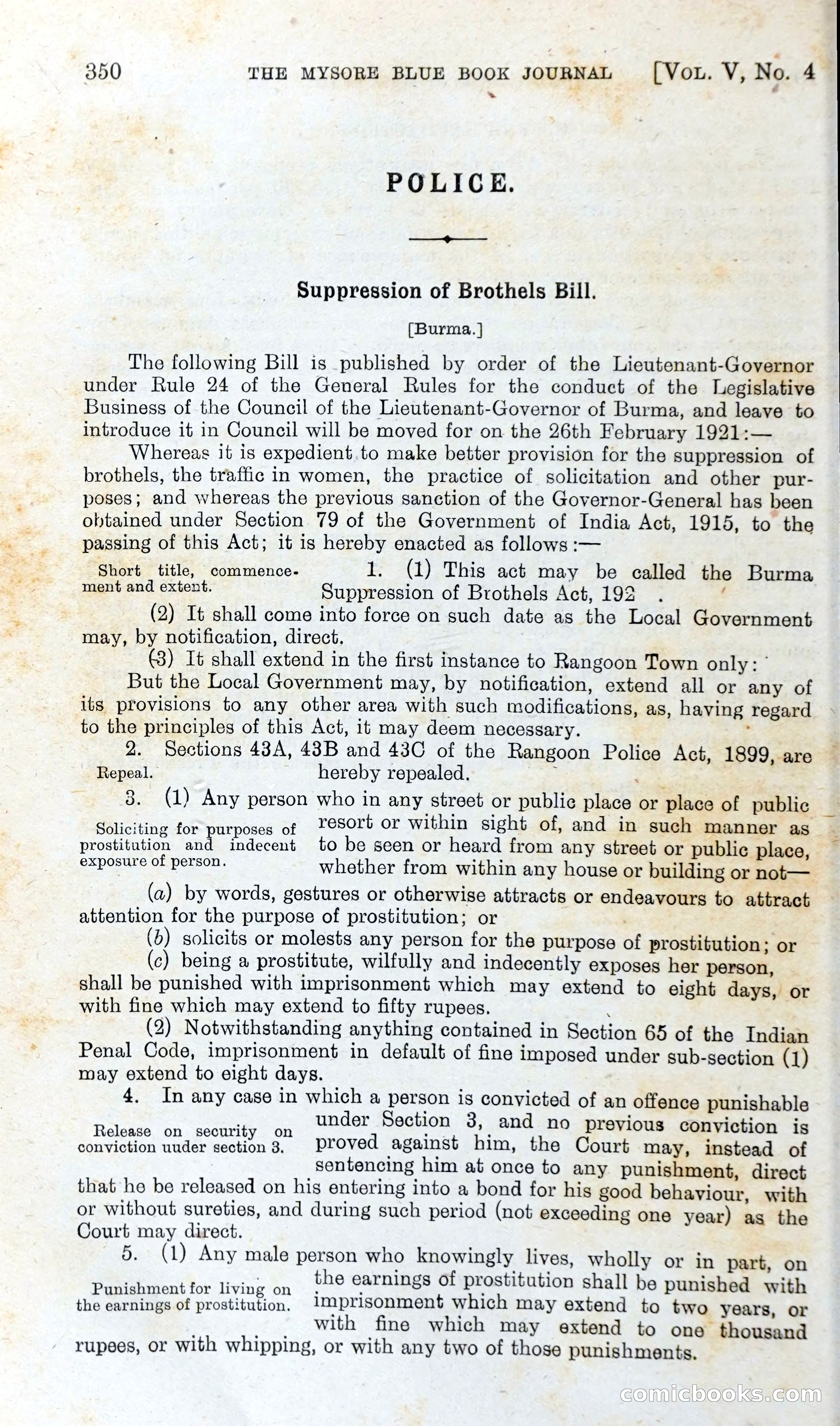 The Mysore Blue Book Journal — page 369 of 395