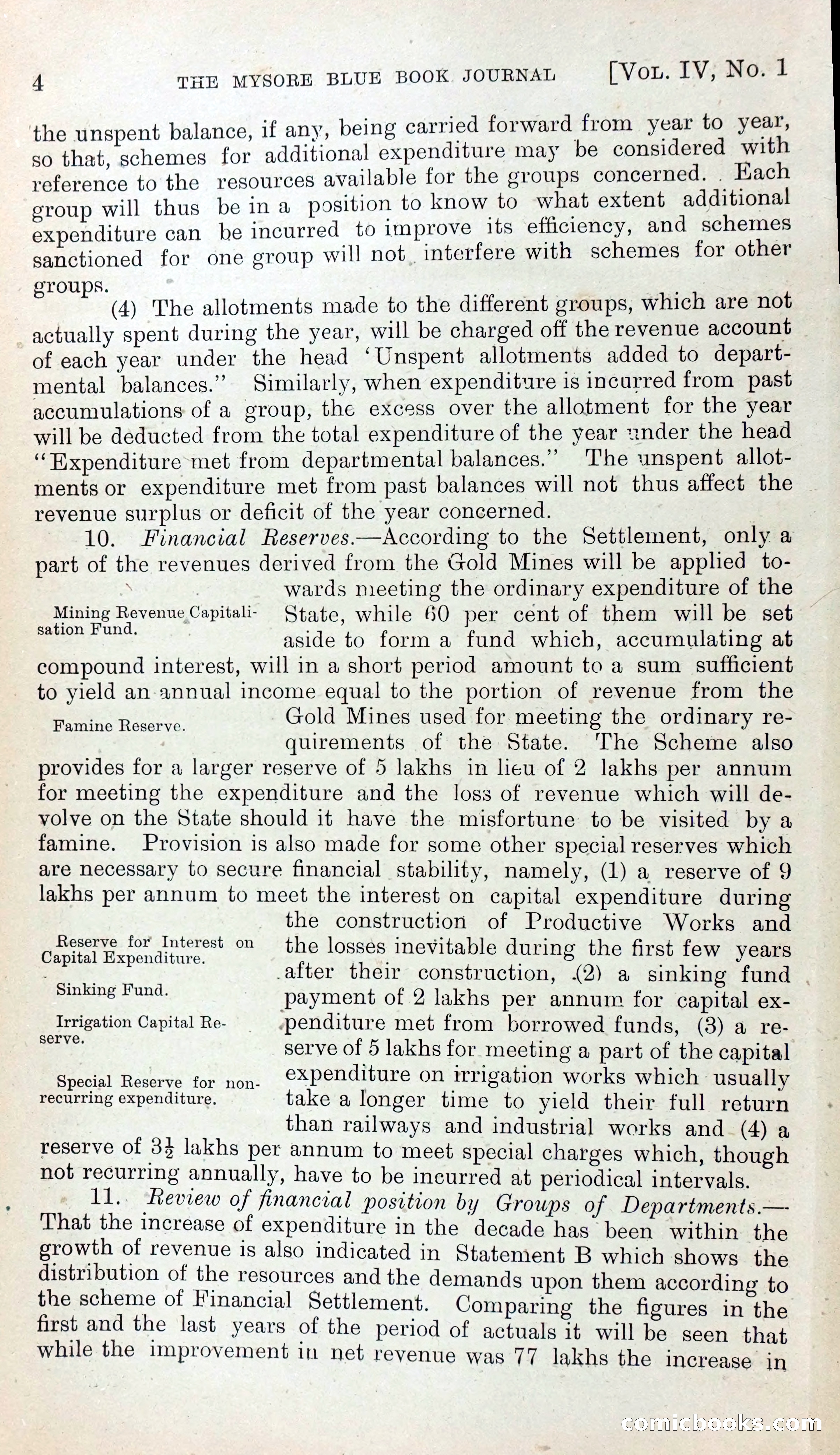 Mysore Blue Book Journal, Vol. IV — page 13 of 395