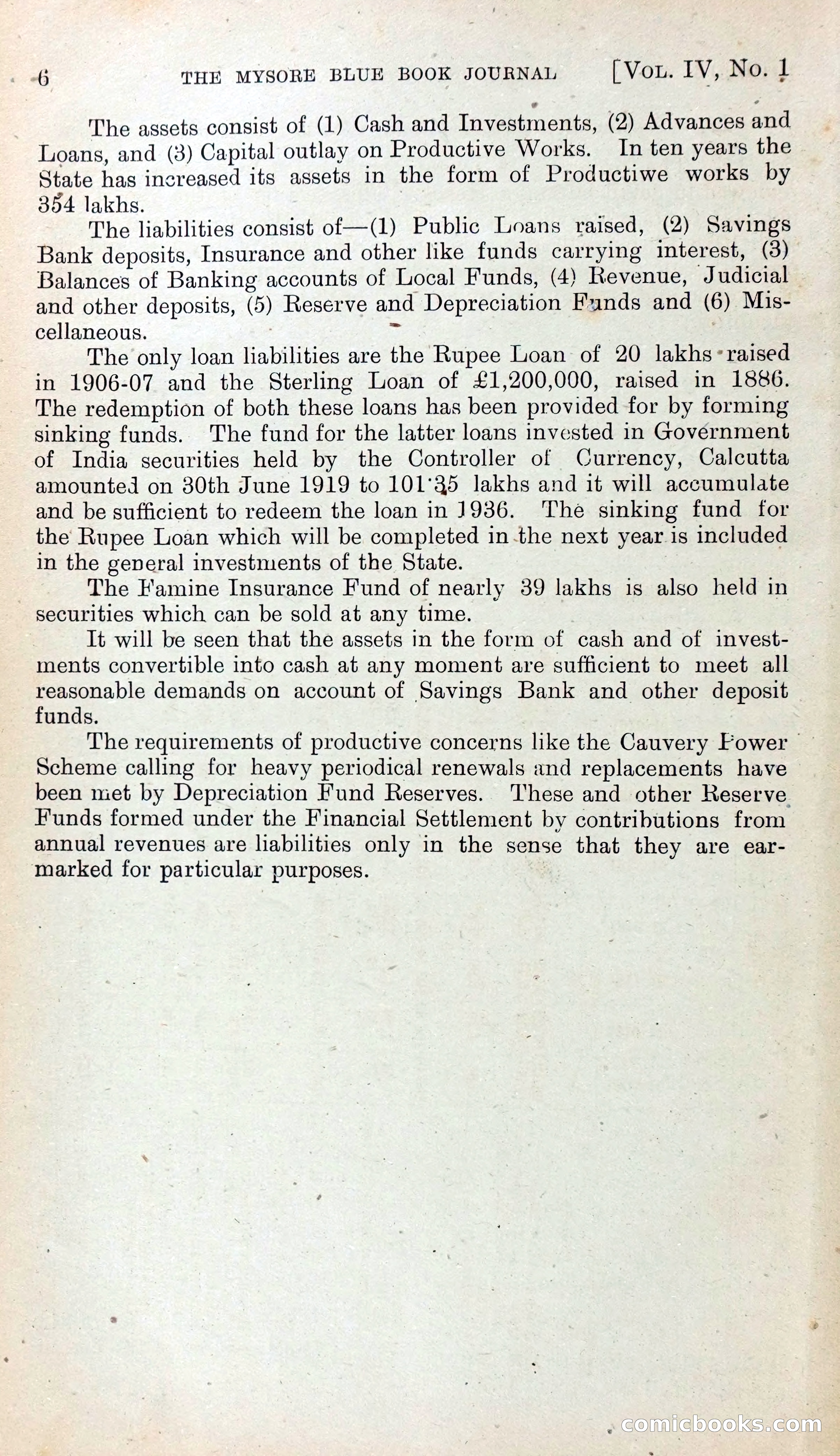 Mysore Blue Book Journal, Vol. IV — page 15 of 395