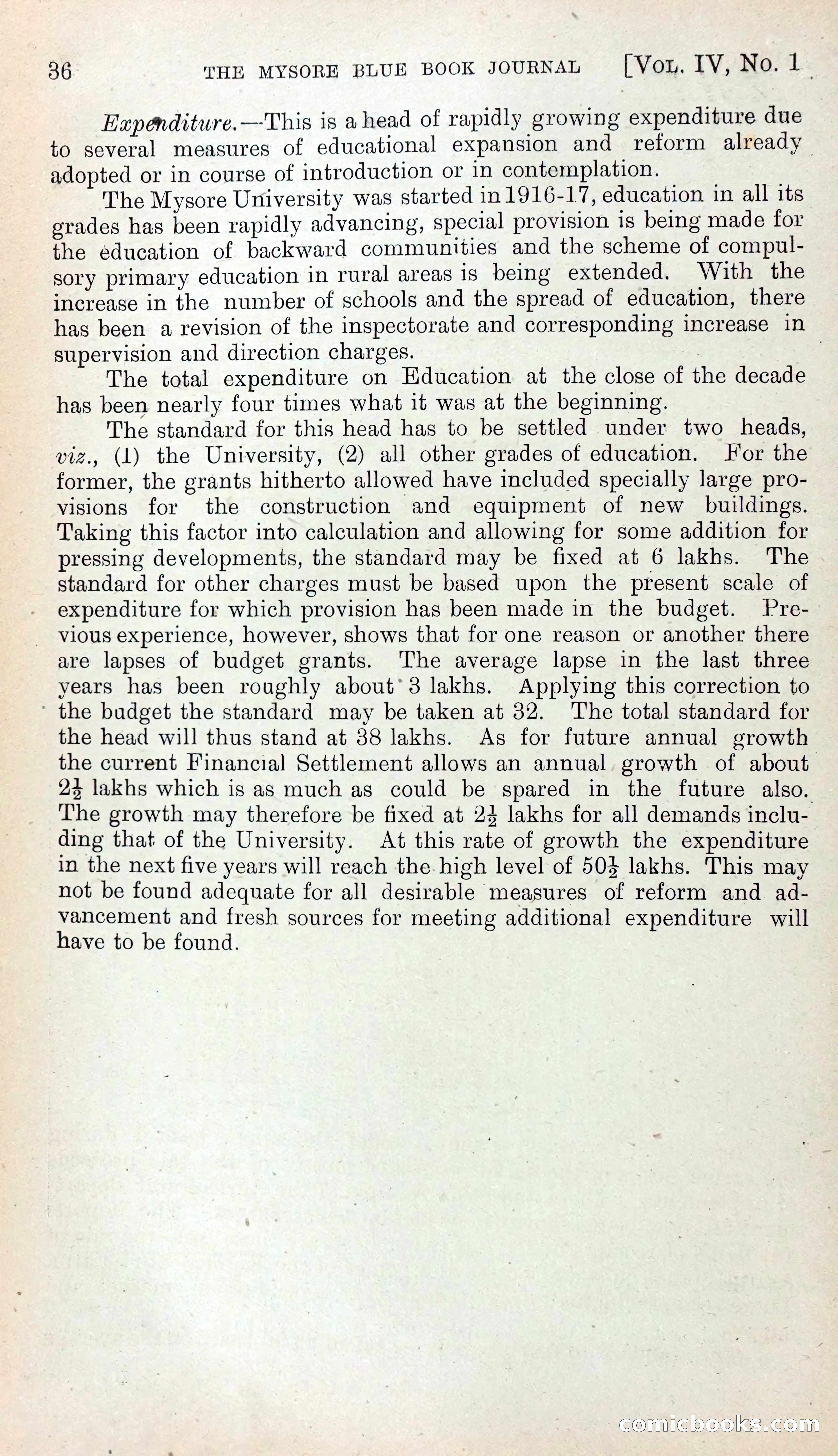 Mysore Blue Book Journal, Vol. IV — page 45 of 395