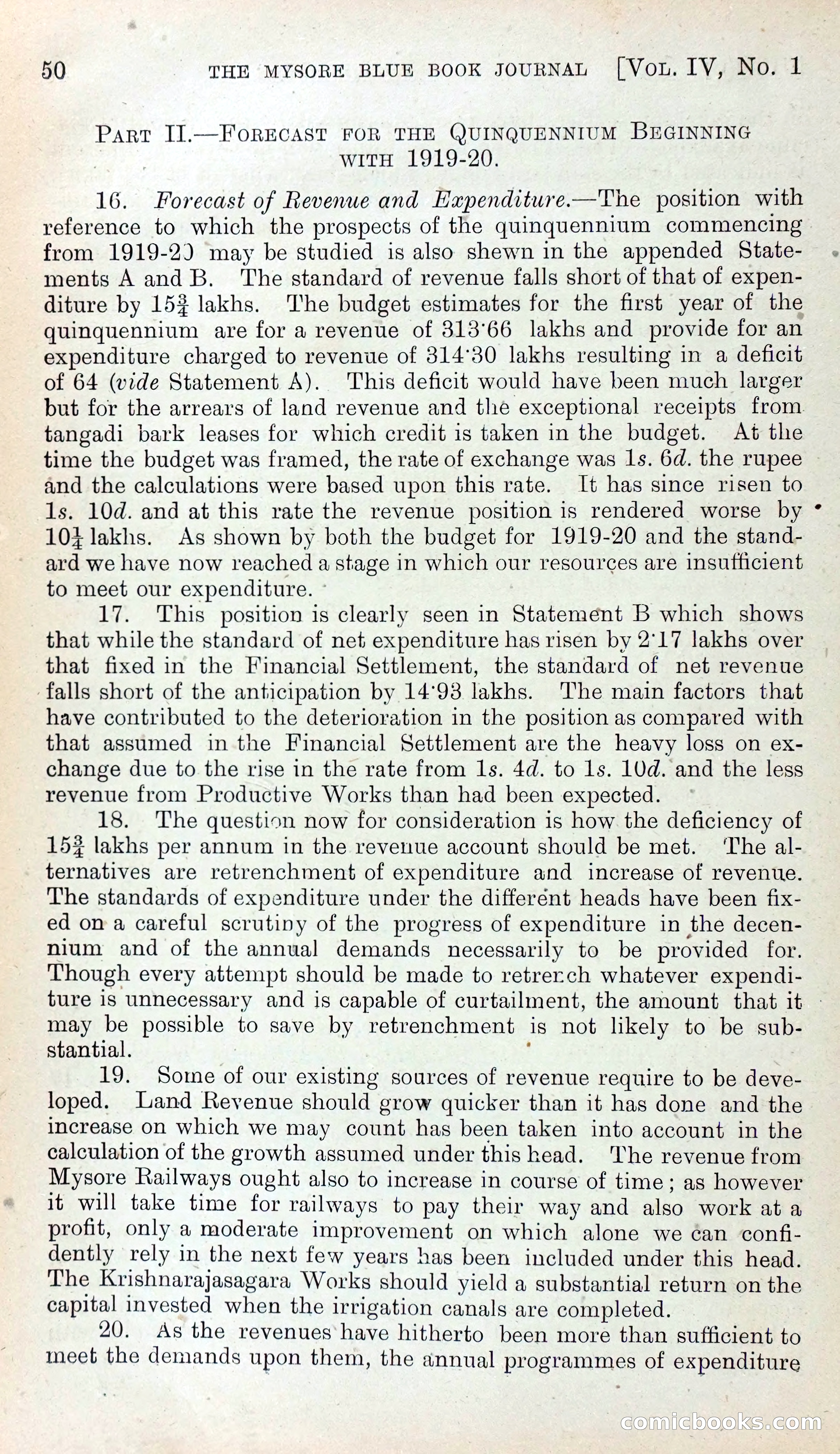 Mysore Blue Book Journal, Vol. IV — page 59 of 395