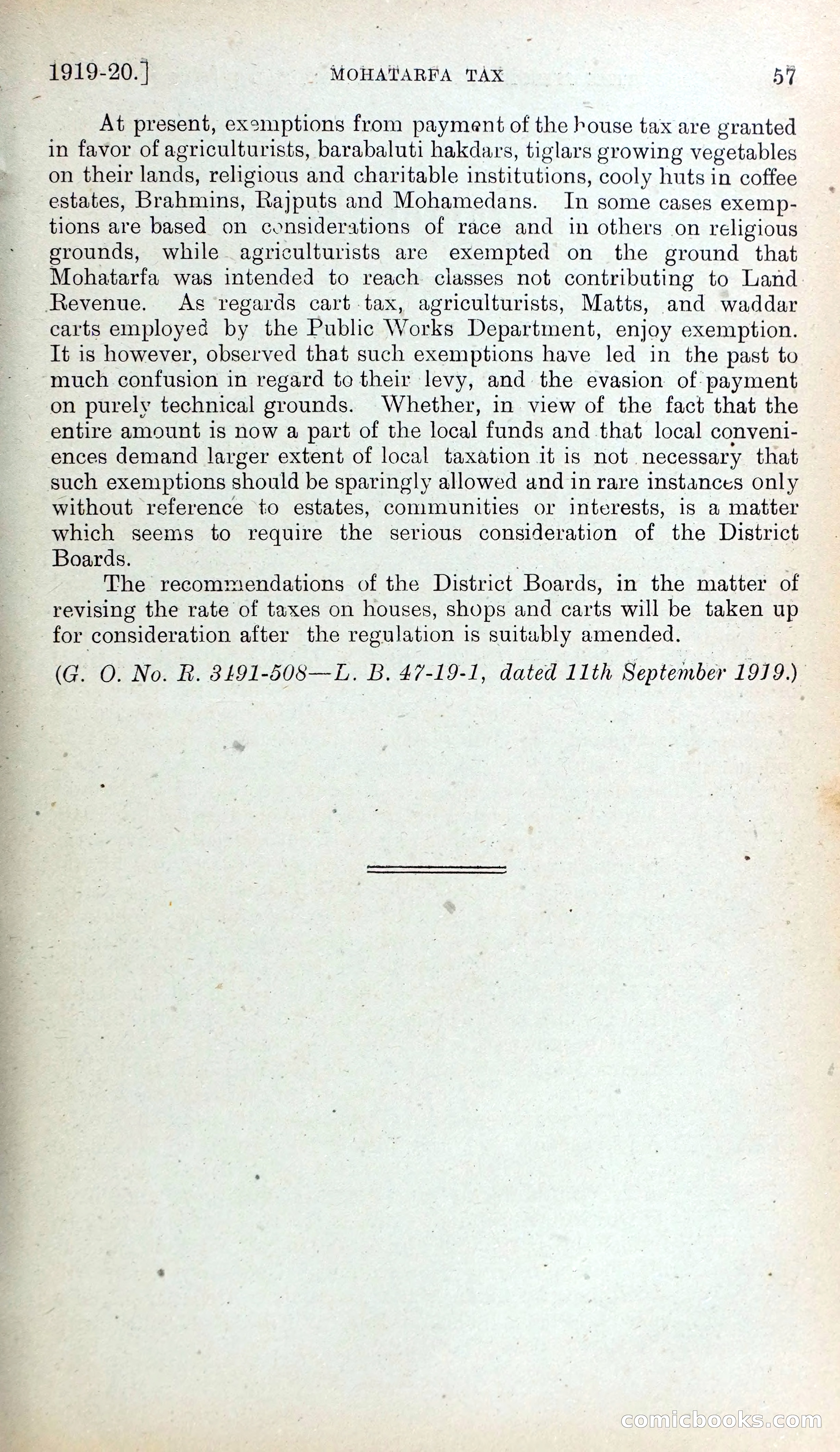 Mysore Blue Book Journal, Vol. IV — page 66 of 395