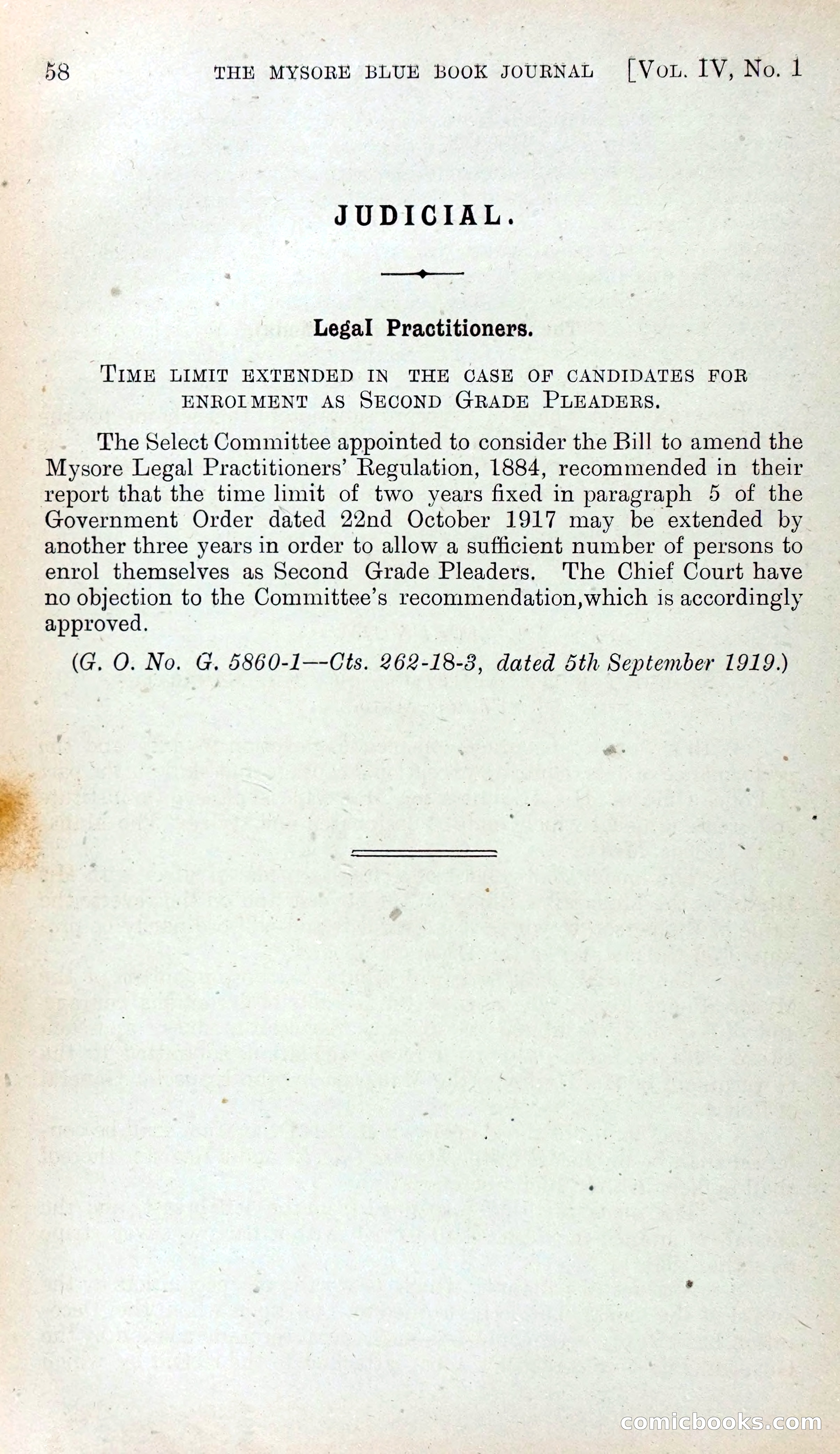 Mysore Blue Book Journal, Vol. IV — page 67 of 395