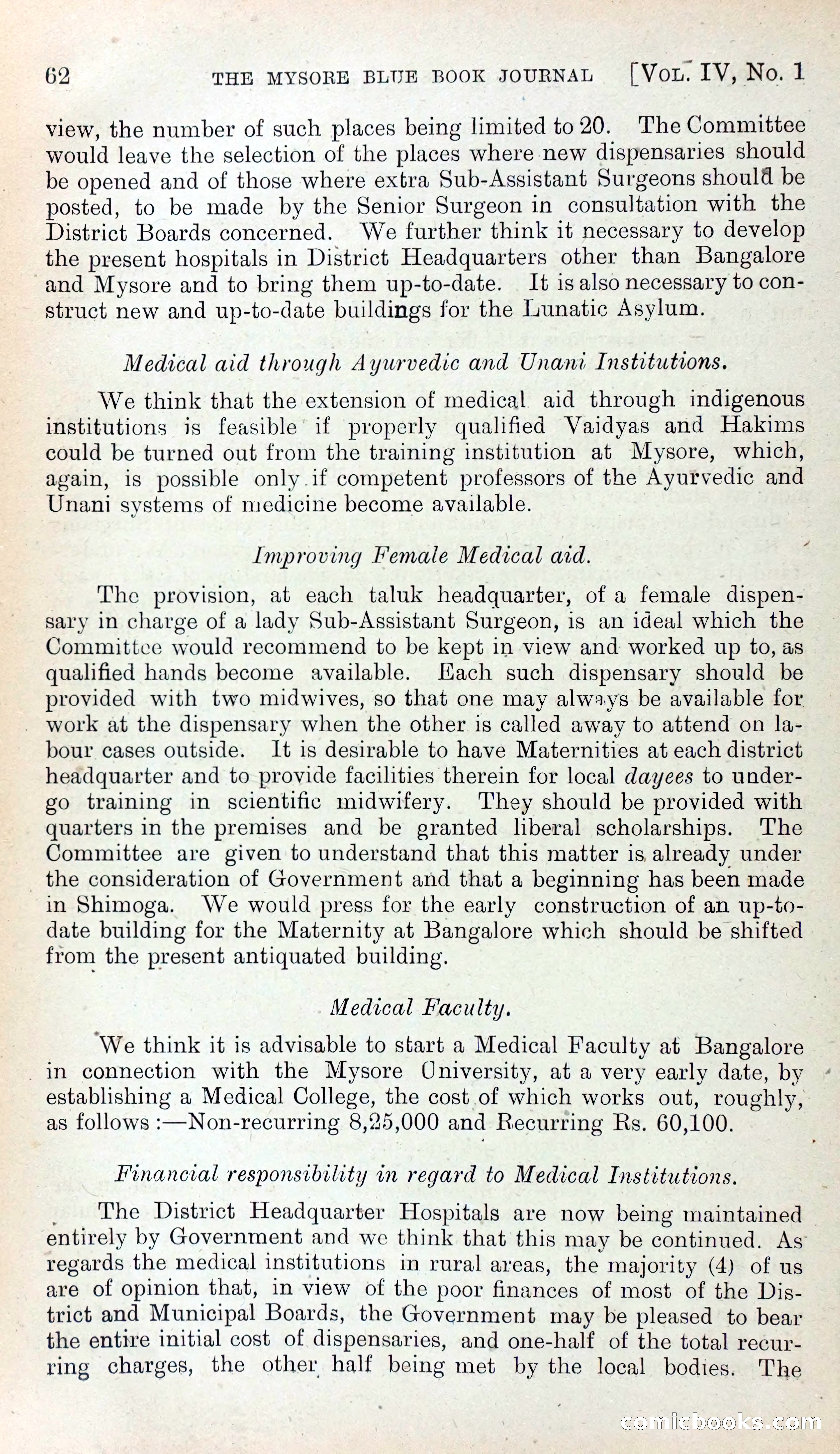Mysore Blue Book Journal, Vol. IV — page 71 of 395