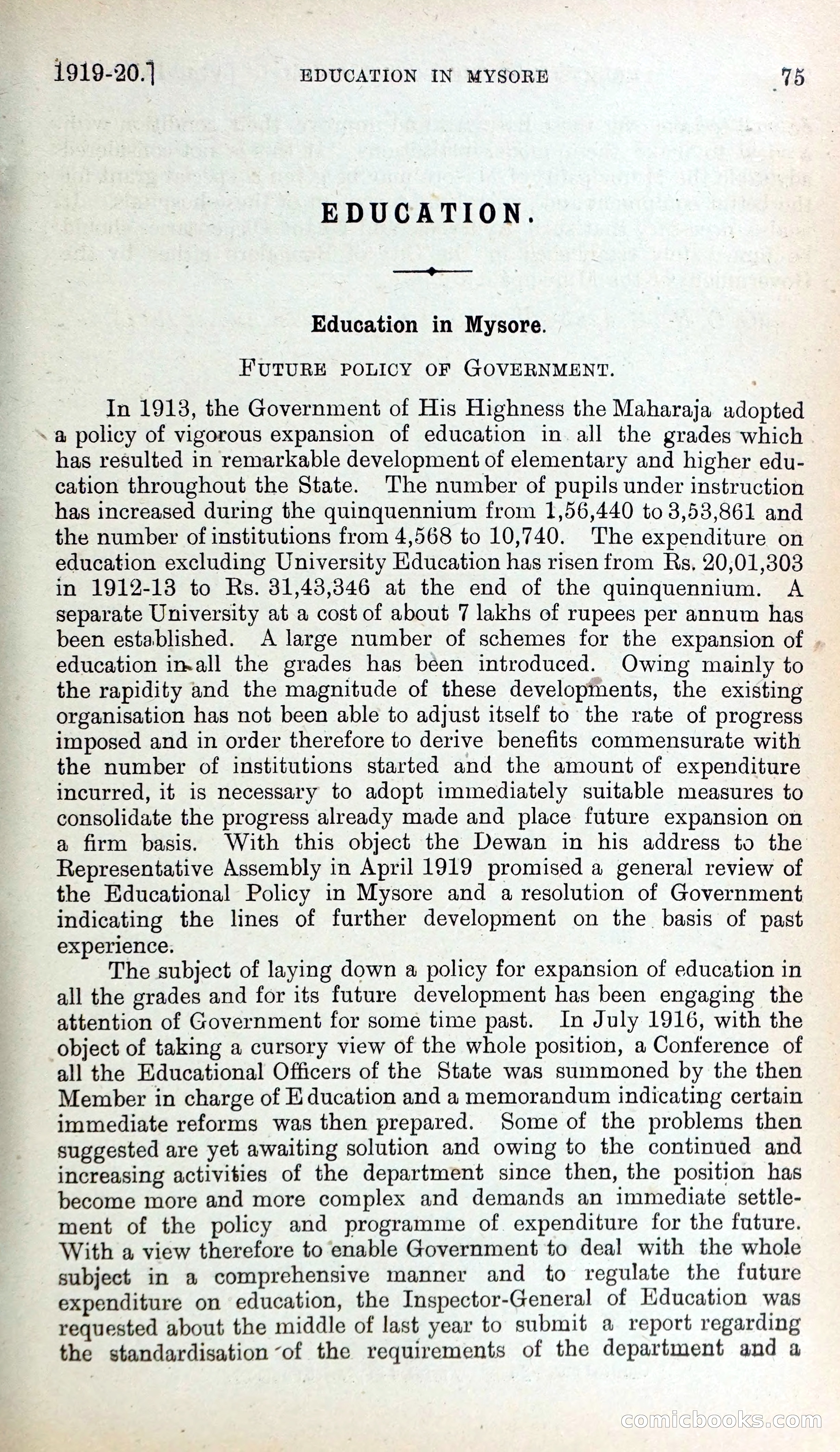 Mysore Blue Book Journal, Vol. IV — page 84 of 395