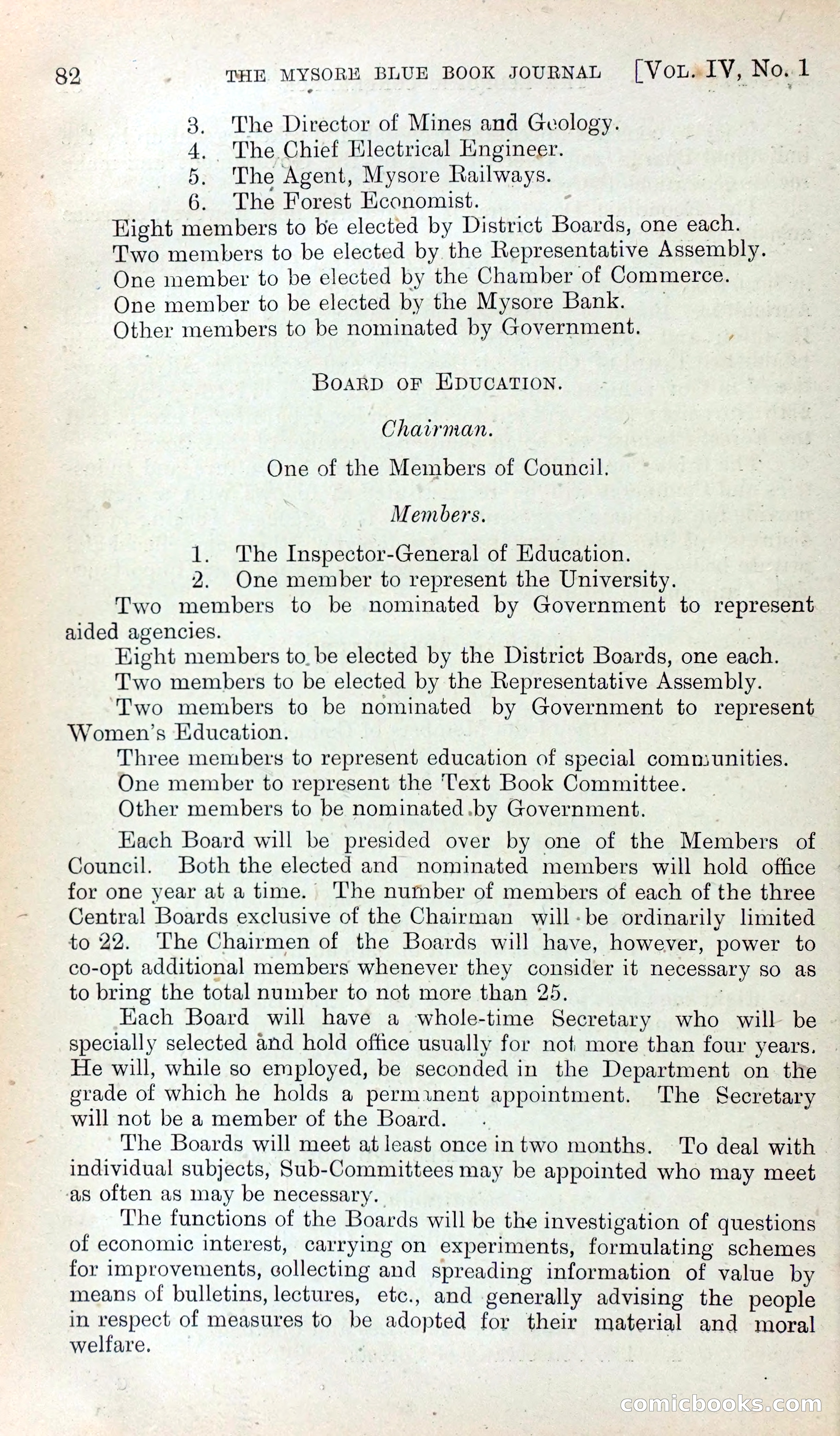 Mysore Blue Book Journal, Vol. IV — page 91 of 395