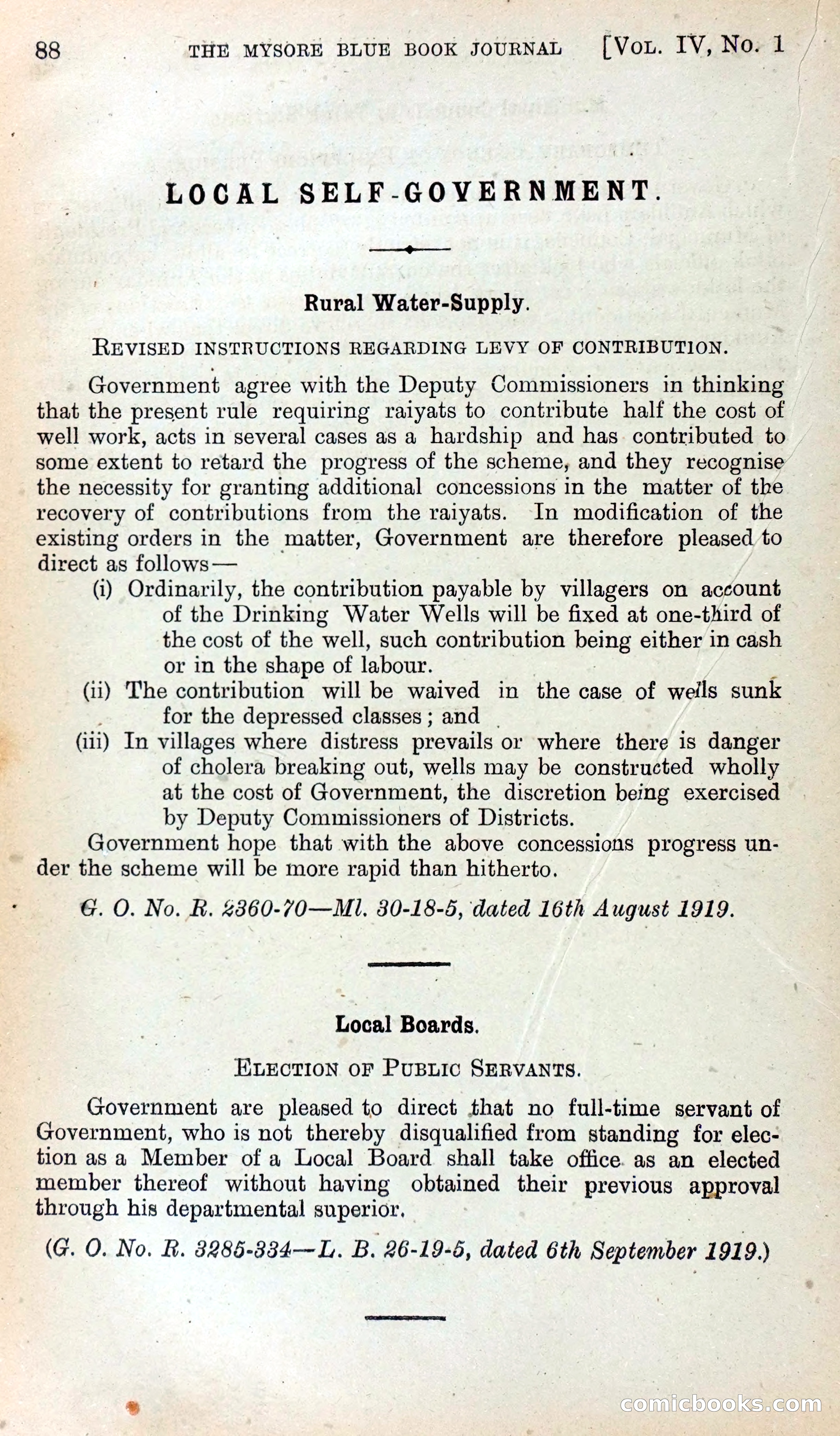 Mysore Blue Book Journal, Vol. IV — page 97 of 395