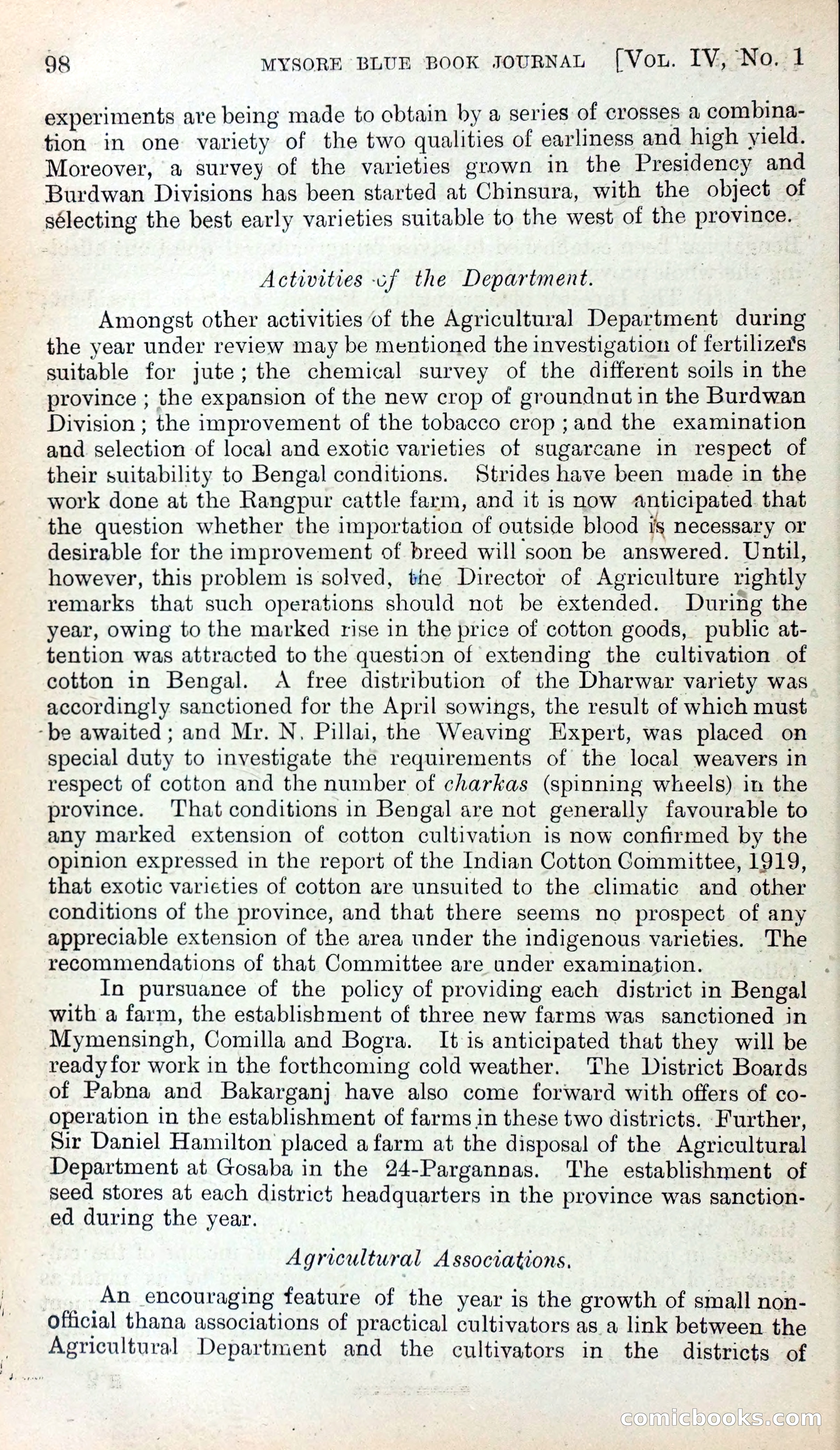 Mysore Blue Book Journal, Vol. IV — page 107 of 395