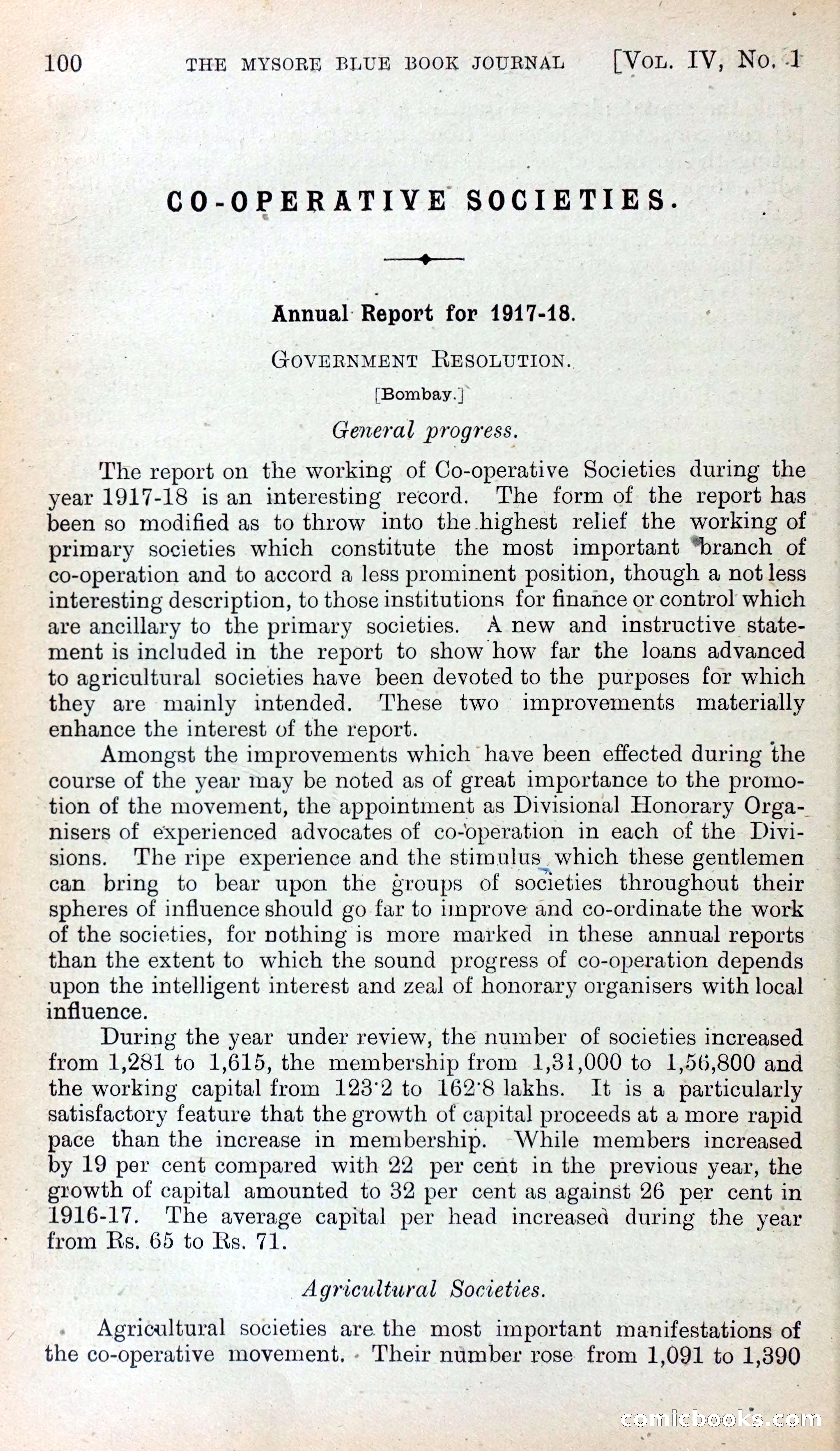 Mysore Blue Book Journal, Vol. IV — page 109 of 395