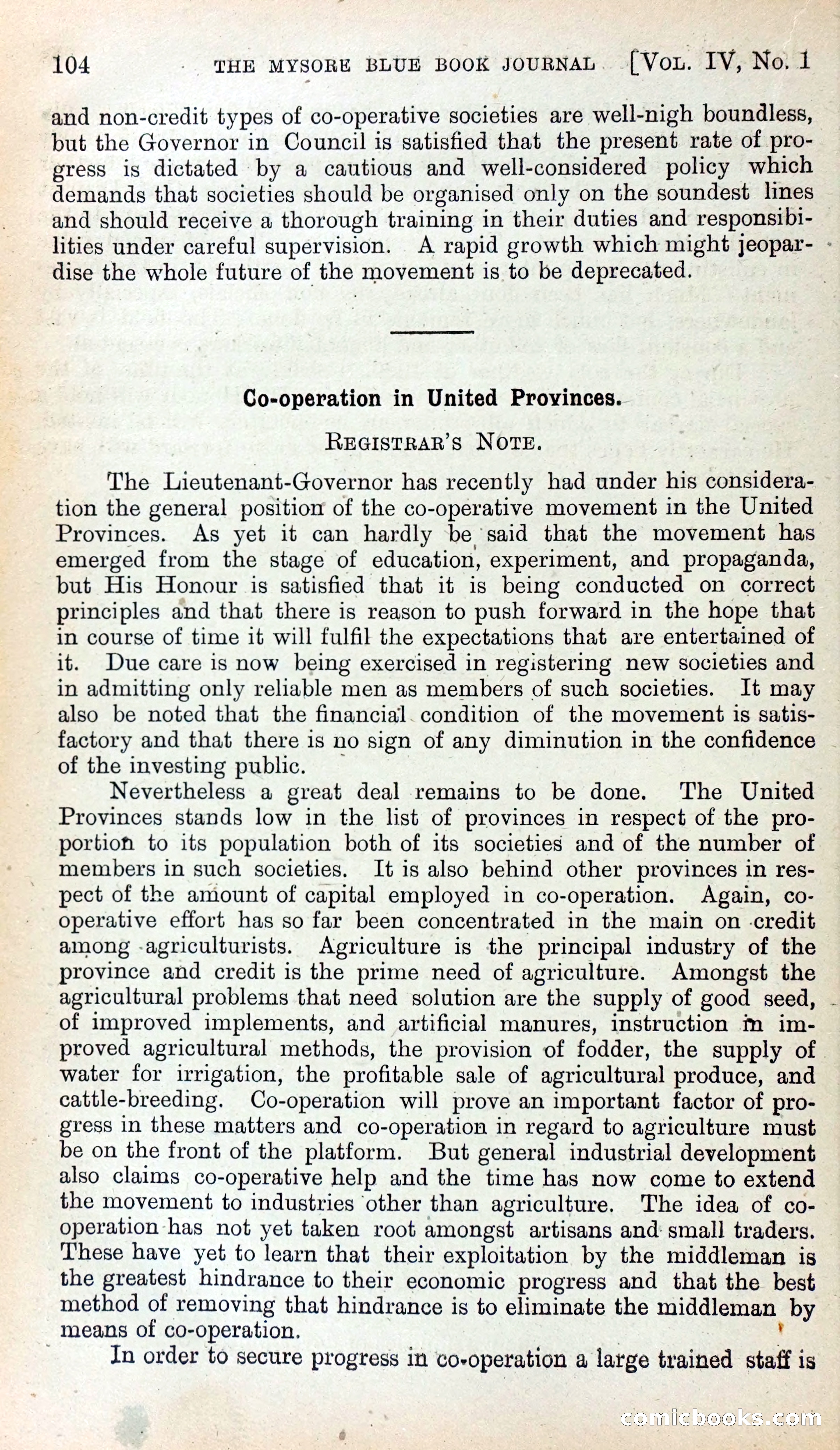 Mysore Blue Book Journal, Vol. IV — page 113 of 395