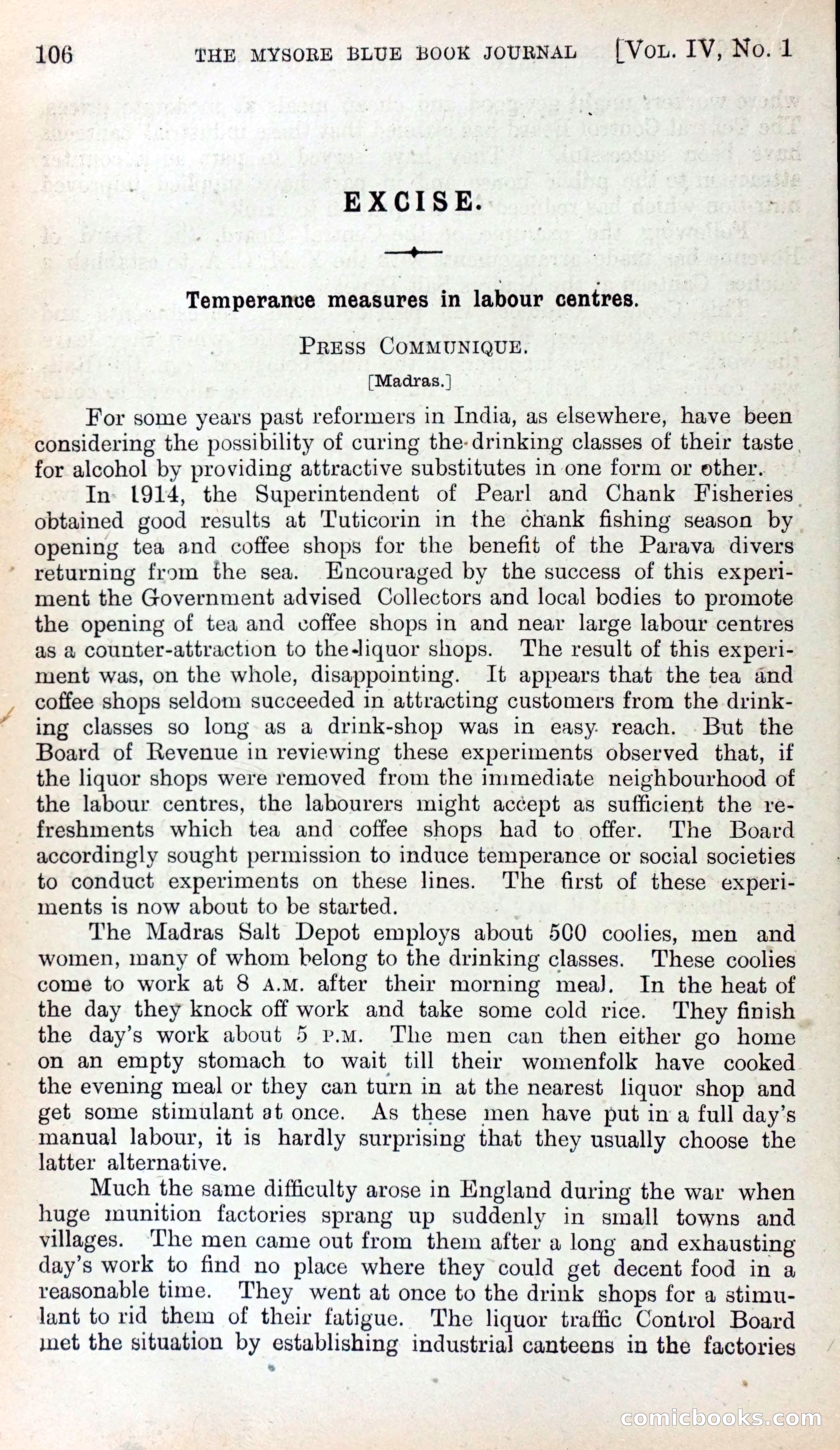 Mysore Blue Book Journal, Vol. IV — page 115 of 395