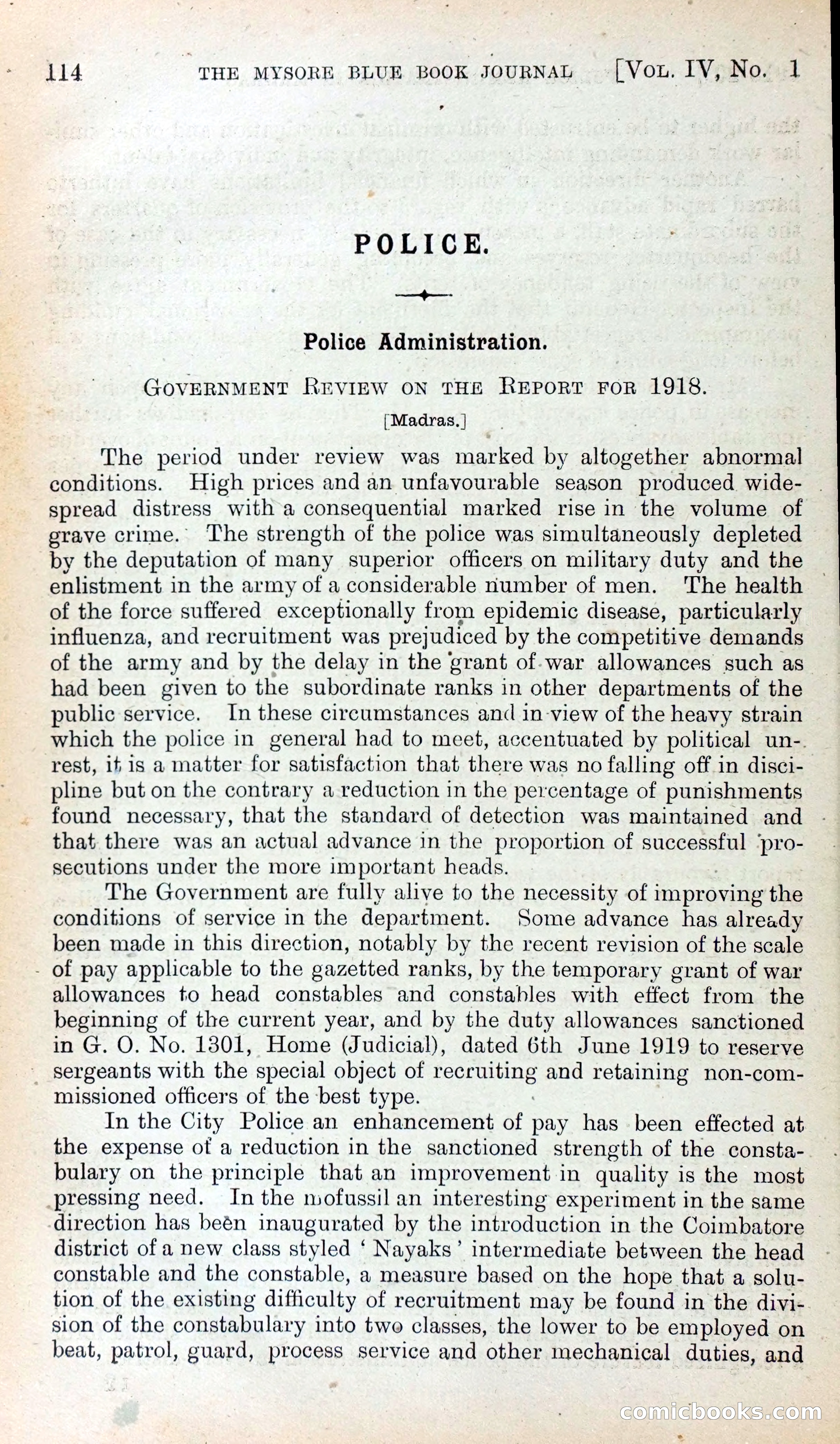 Mysore Blue Book Journal, Vol. IV — page 123 of 395