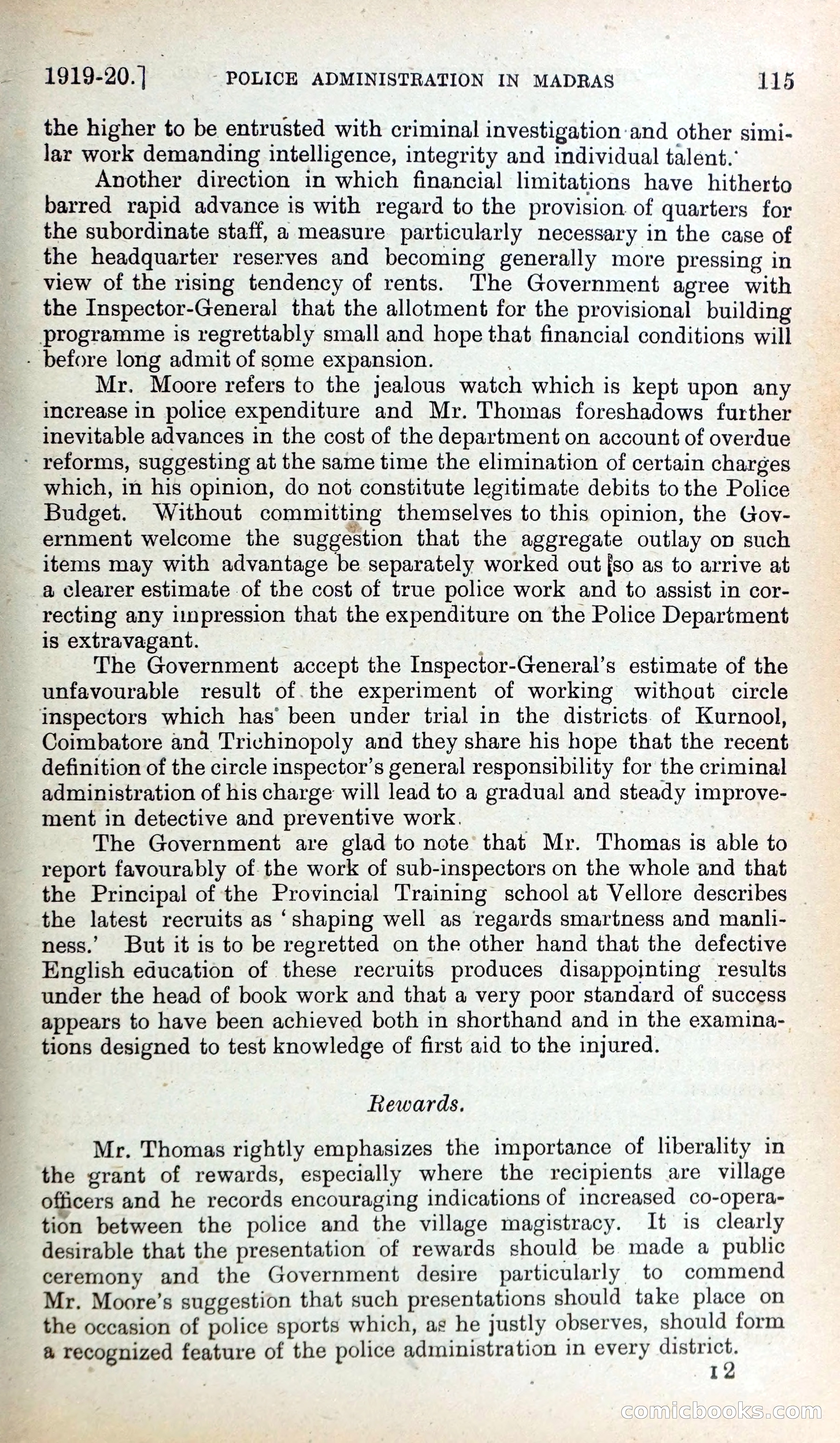 Mysore Blue Book Journal, Vol. IV — page 124 of 395