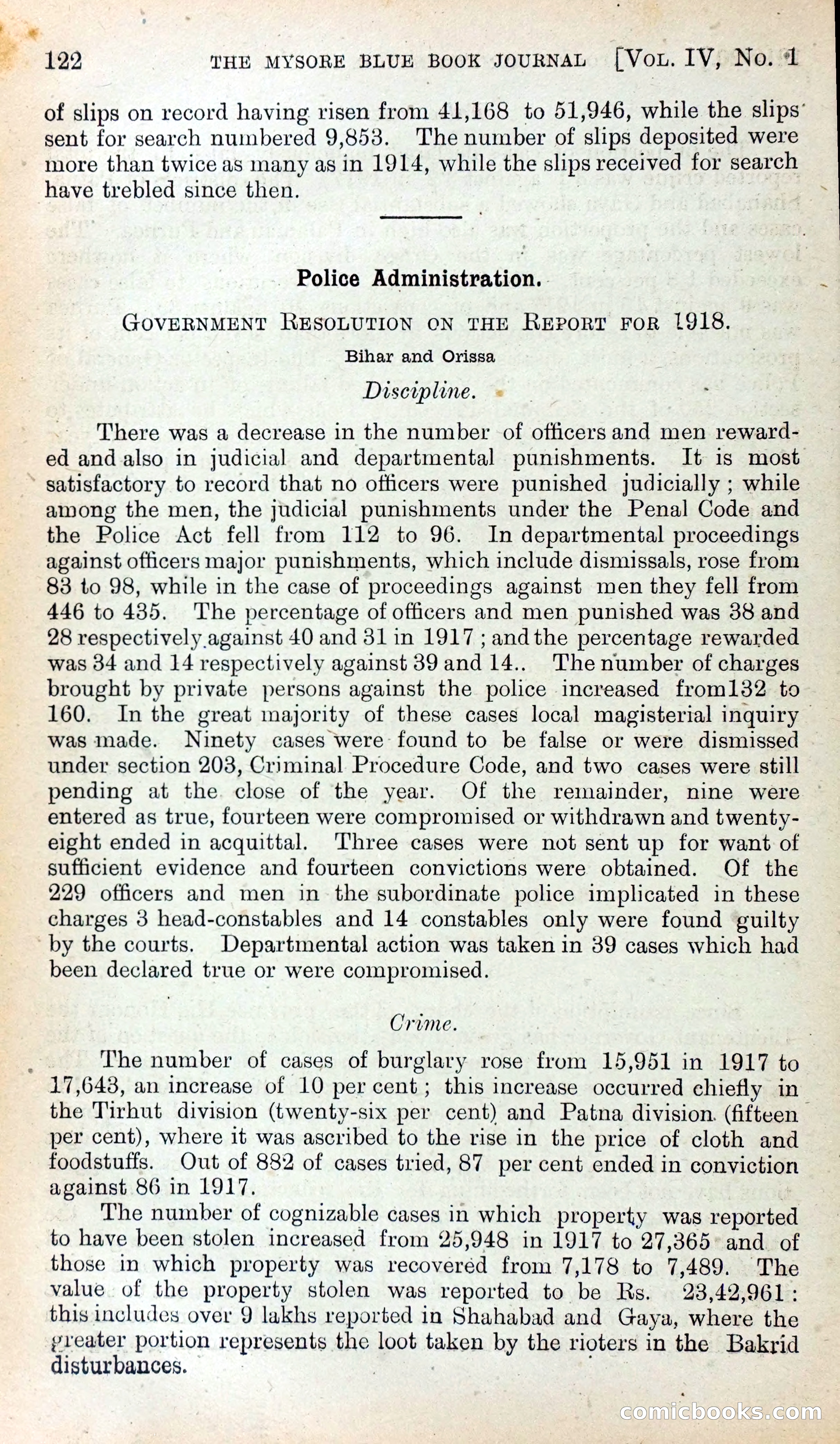 Mysore Blue Book Journal, Vol. IV — page 131 of 395