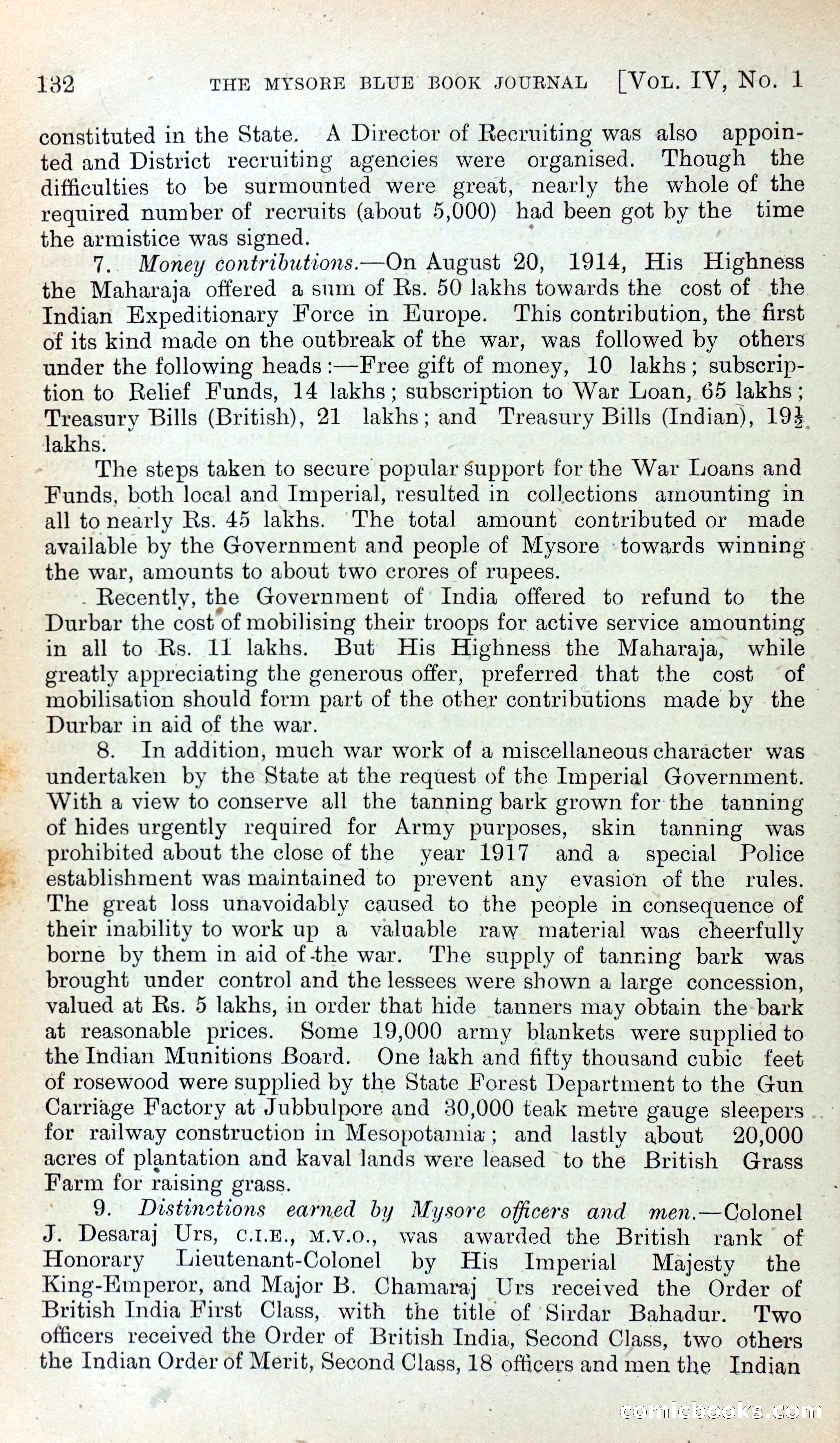 Mysore Blue Book Journal, Vol. IV — page 141 of 395