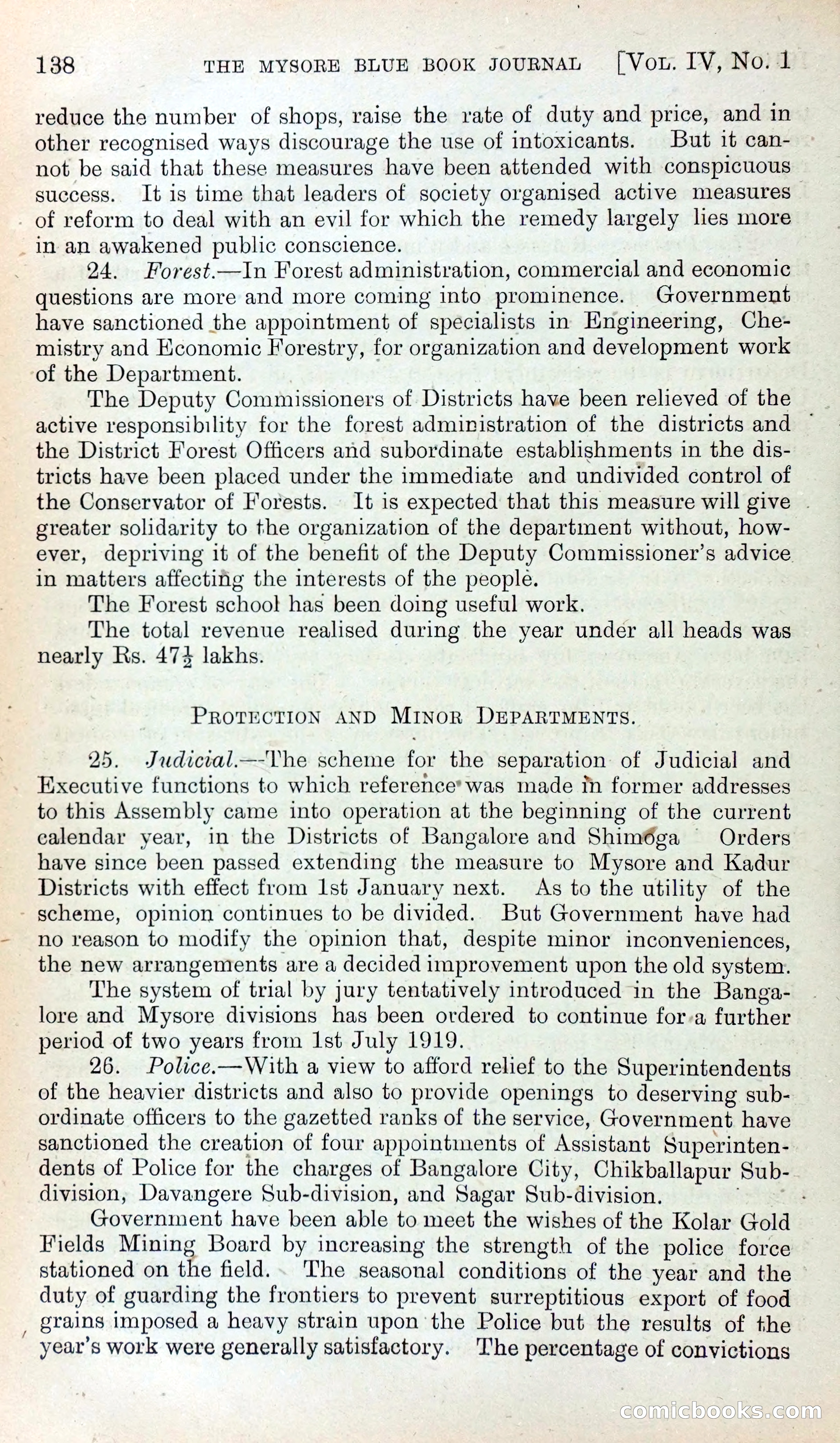 Mysore Blue Book Journal, Vol. IV — page 147 of 395