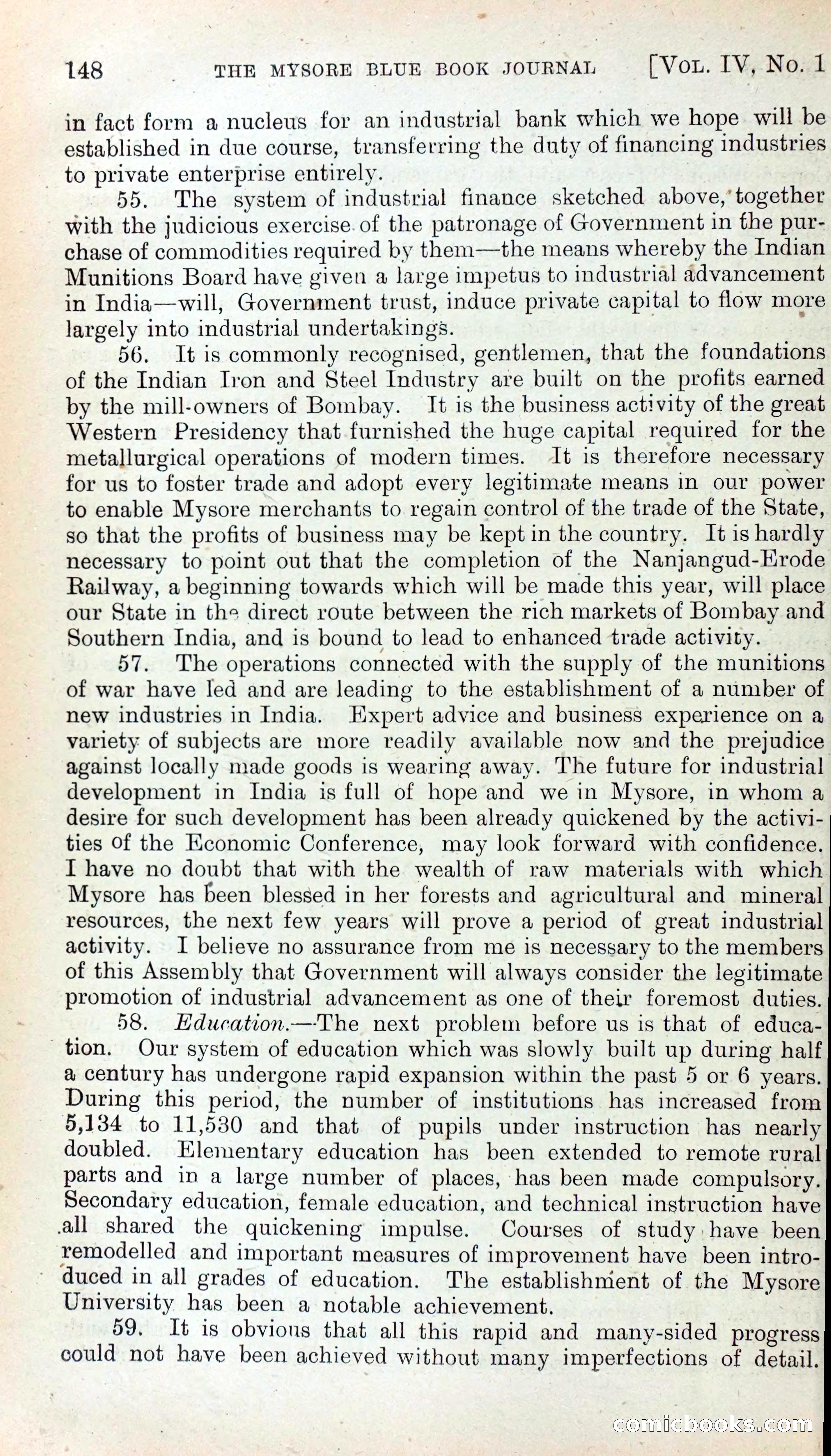 Mysore Blue Book Journal, Vol. IV — page 157 of 395