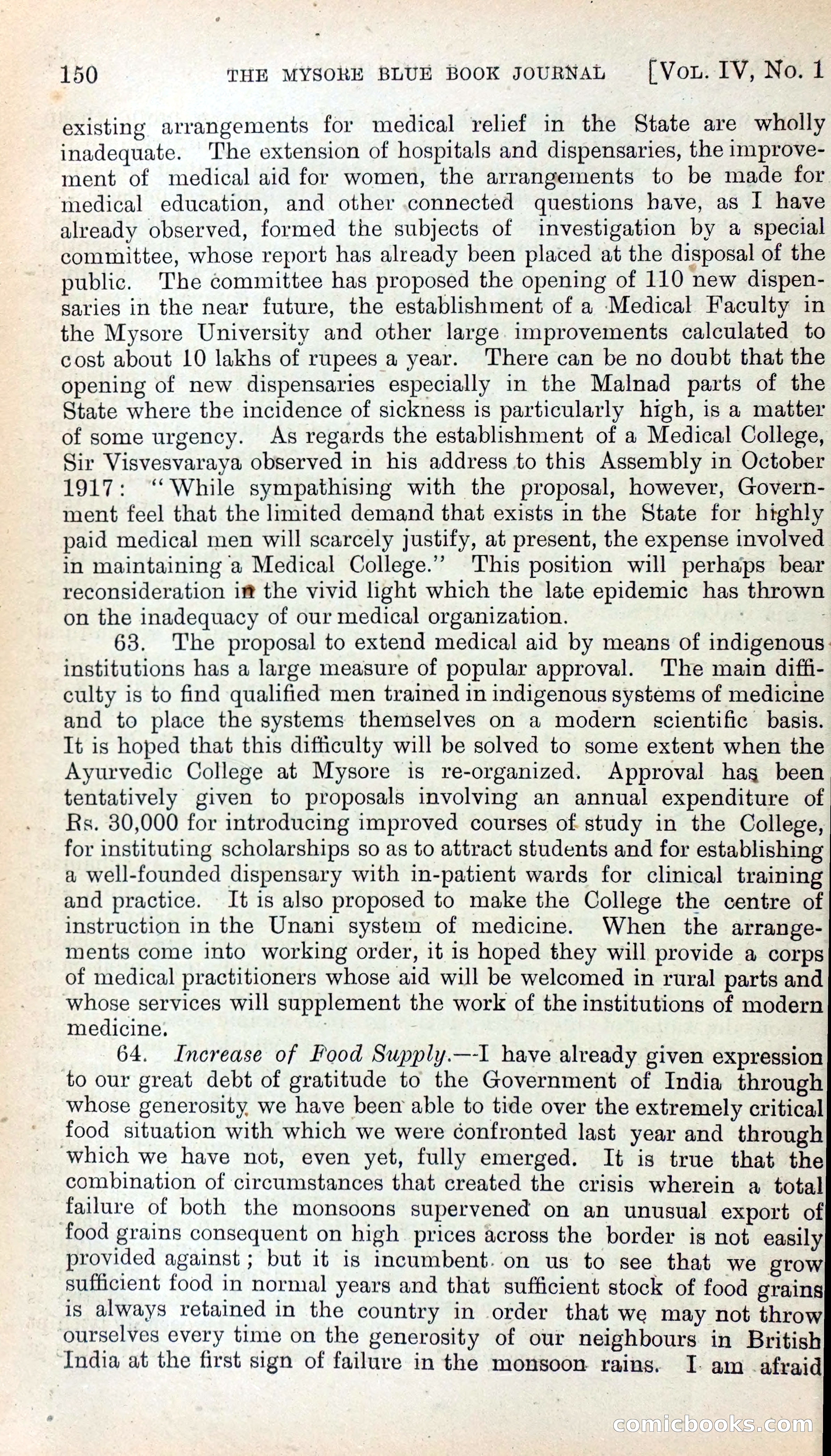 Mysore Blue Book Journal, Vol. IV — page 159 of 395