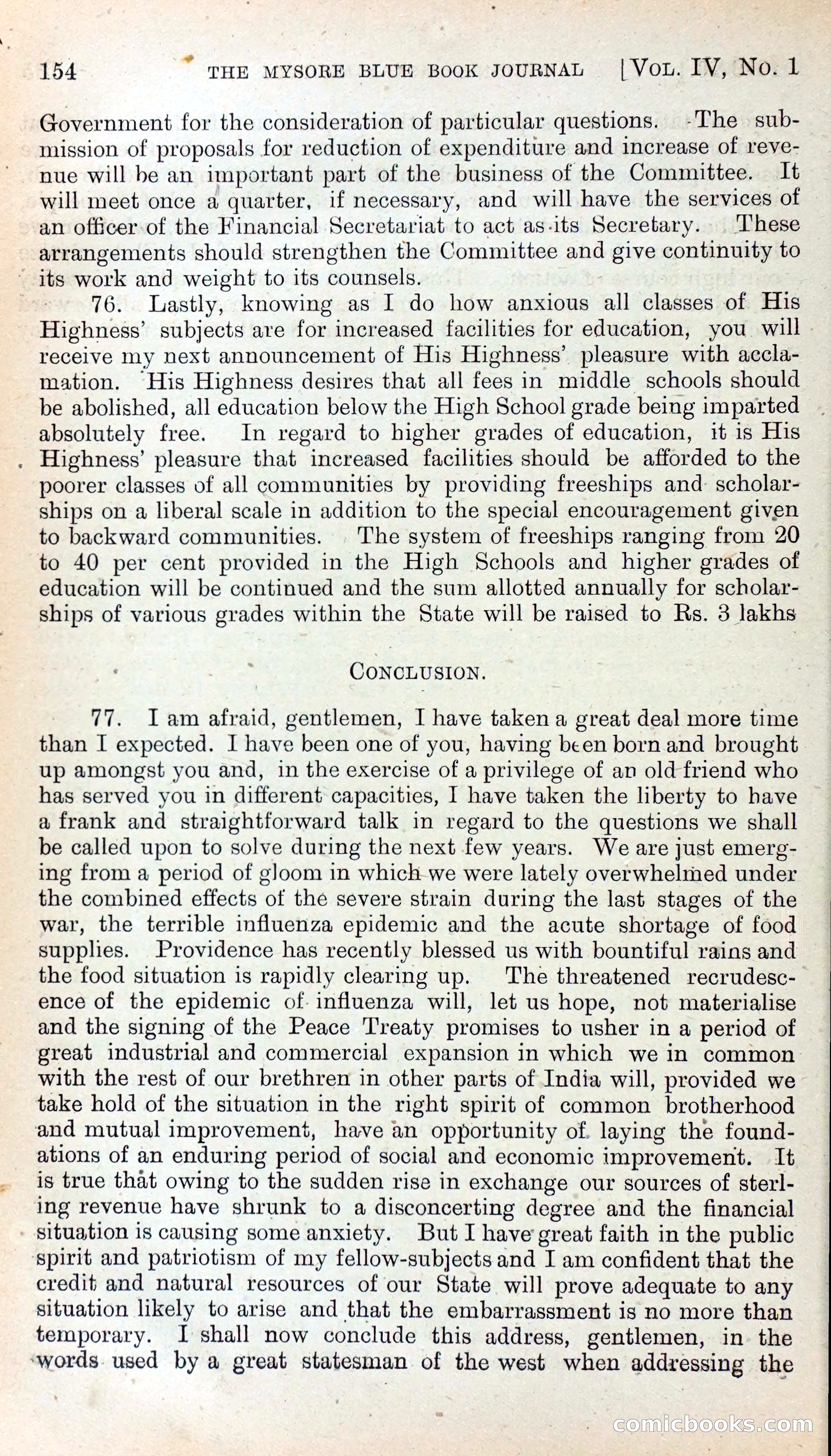 Mysore Blue Book Journal, Vol. IV — page 163 of 395
