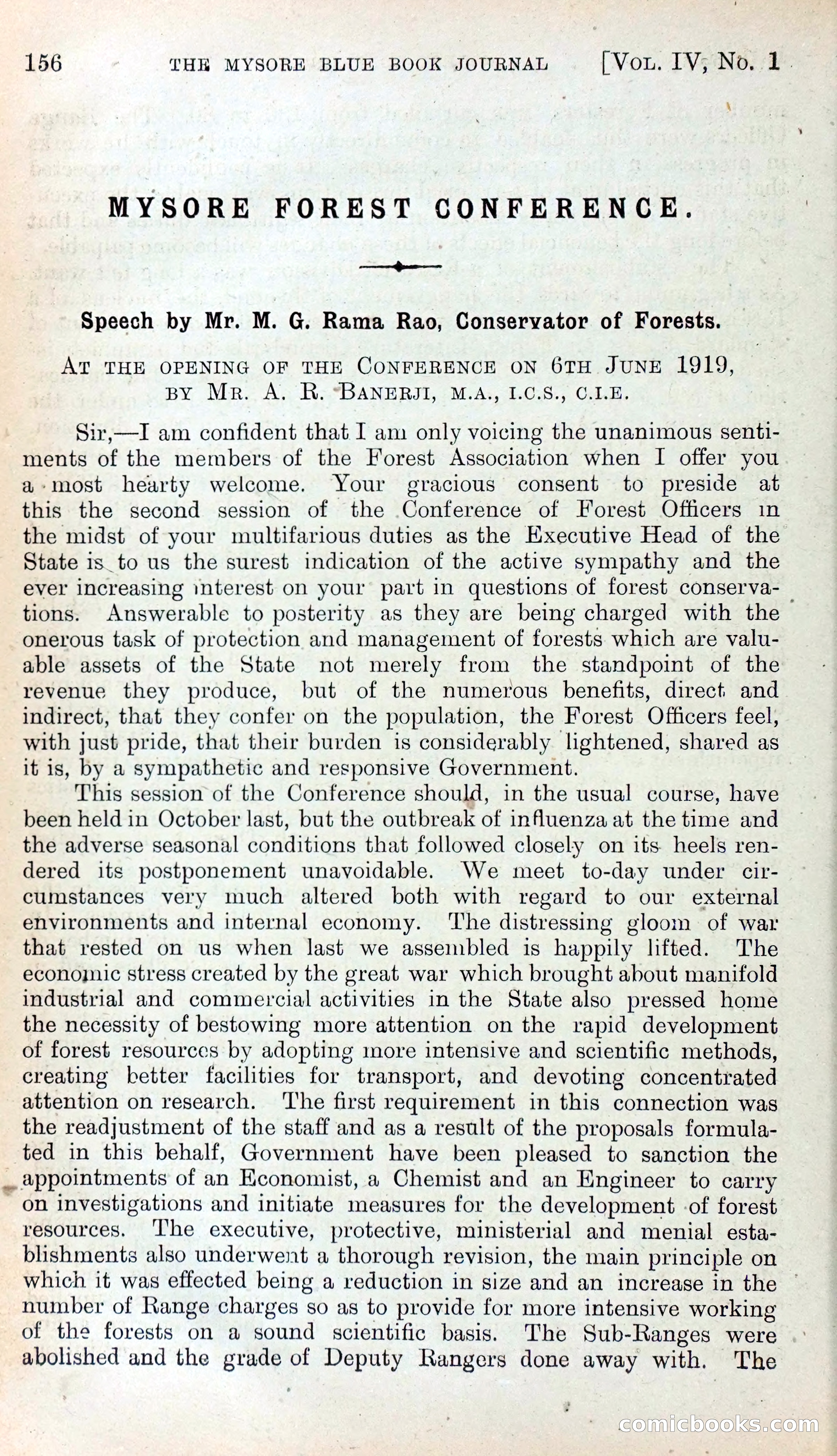 Mysore Blue Book Journal, Vol. IV — page 165 of 395