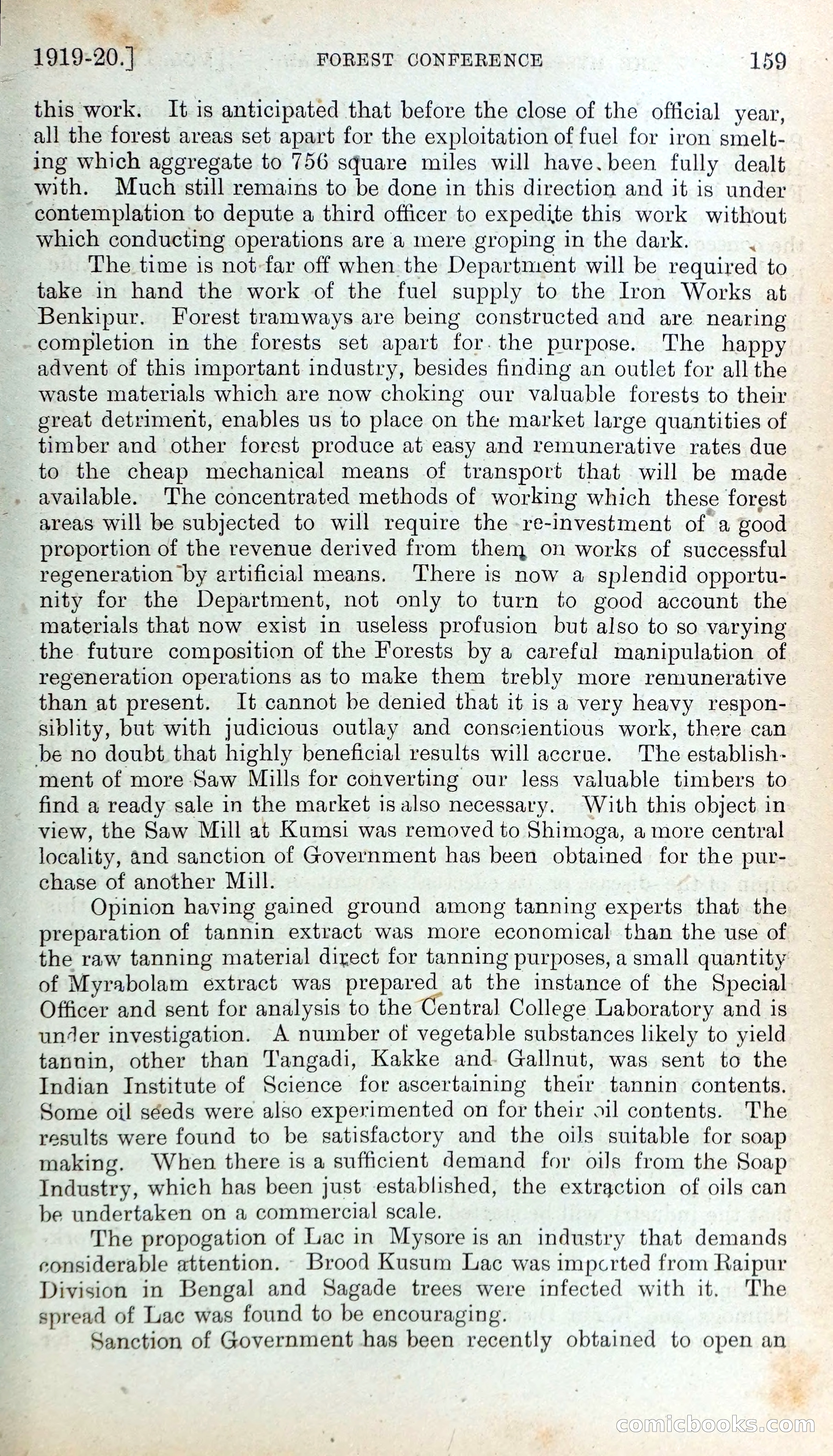 Mysore Blue Book Journal, Vol. IV — page 168 of 395