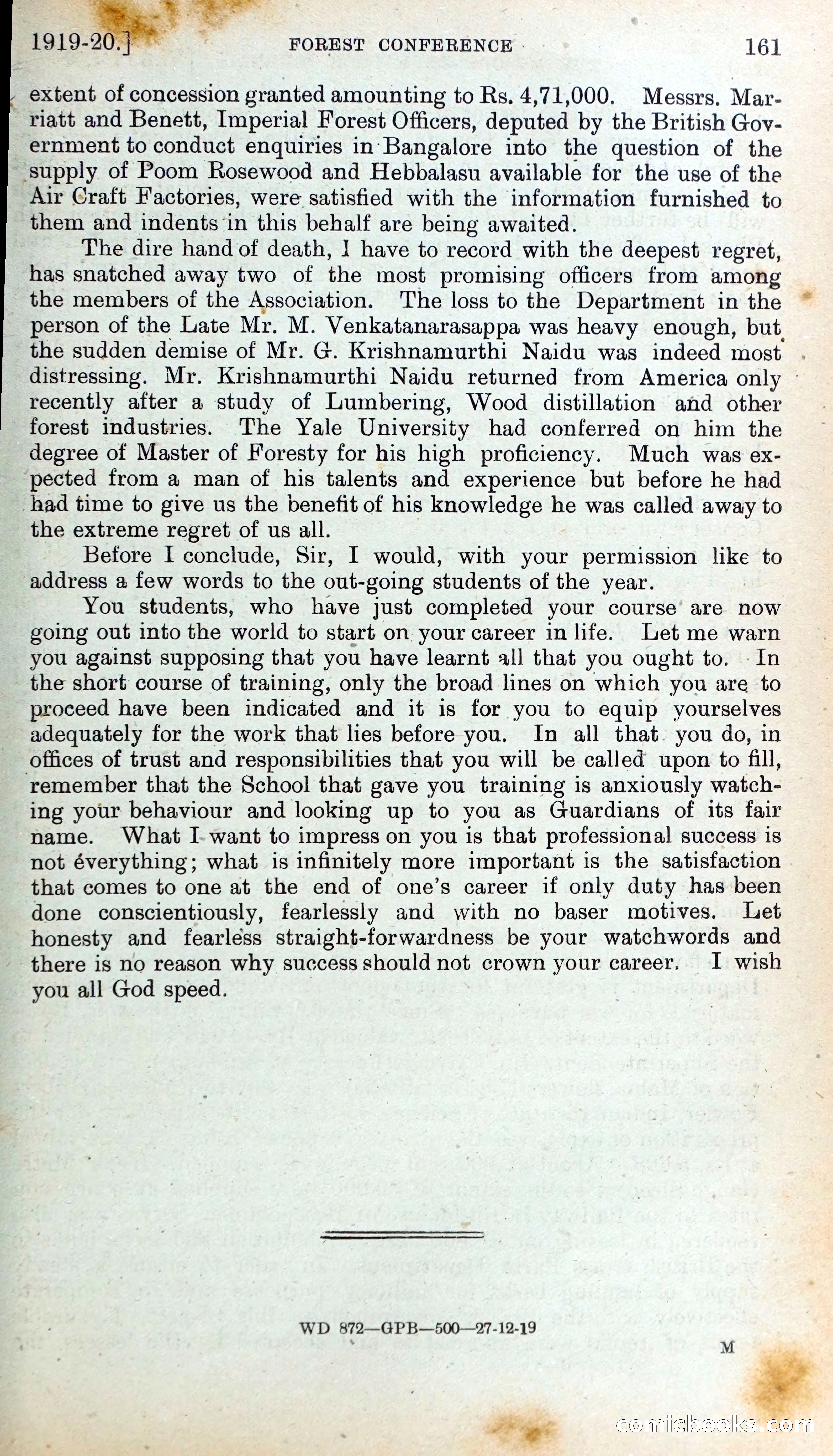 Mysore Blue Book Journal, Vol. IV — page 170 of 395