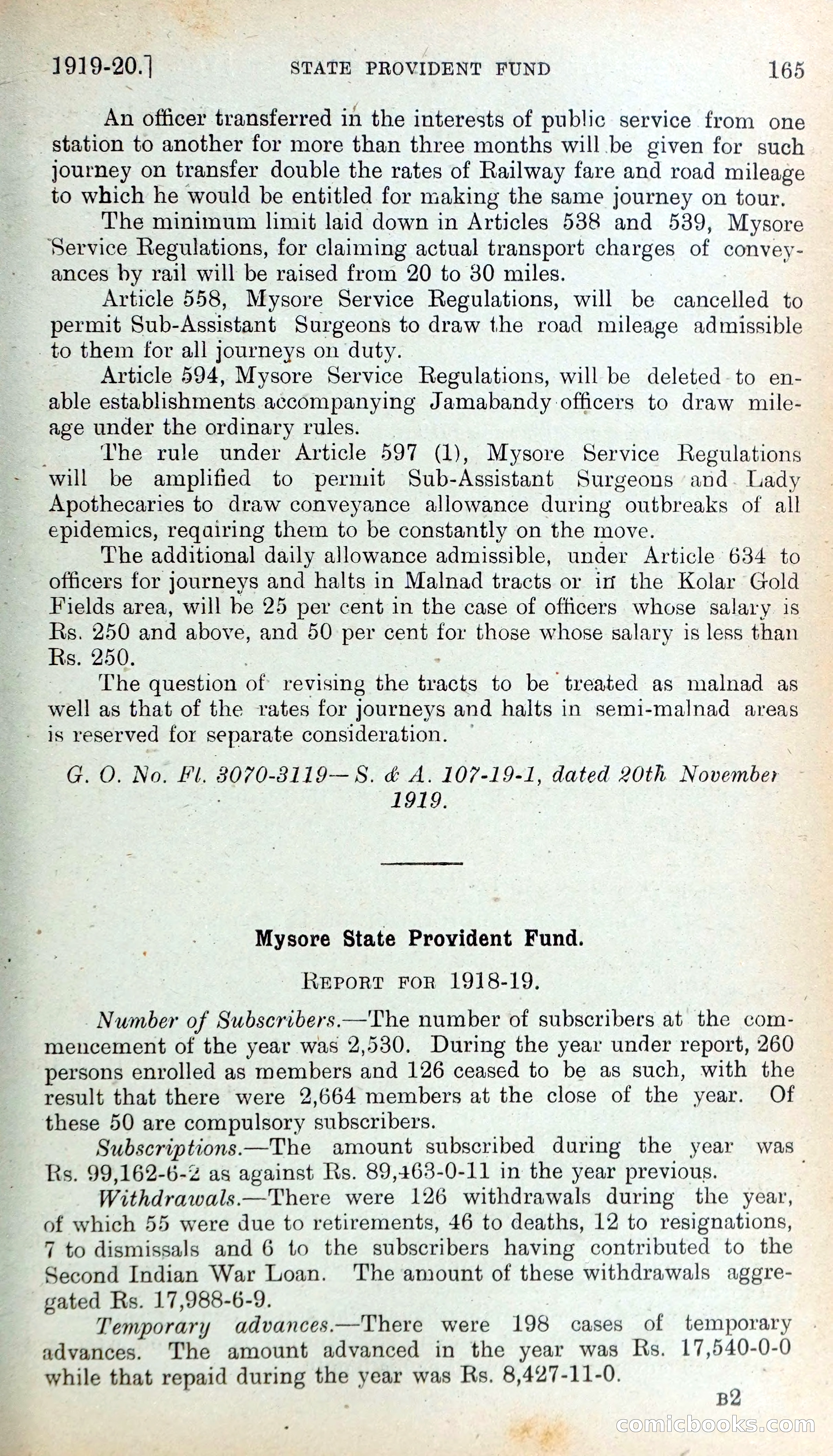 Mysore Blue Book Journal, Vol. IV — page 174 of 395