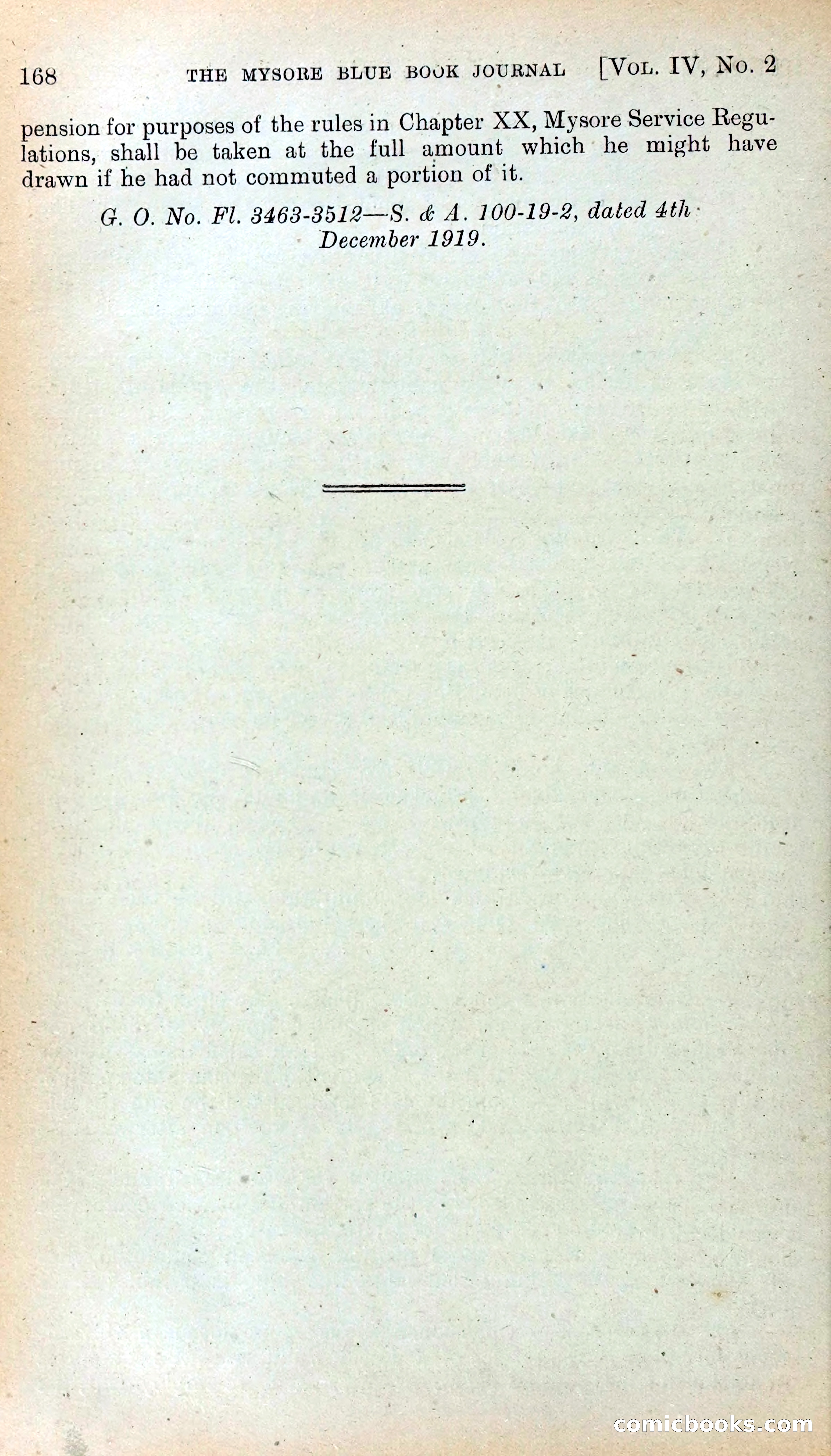 Mysore Blue Book Journal, Vol. IV — page 177 of 395