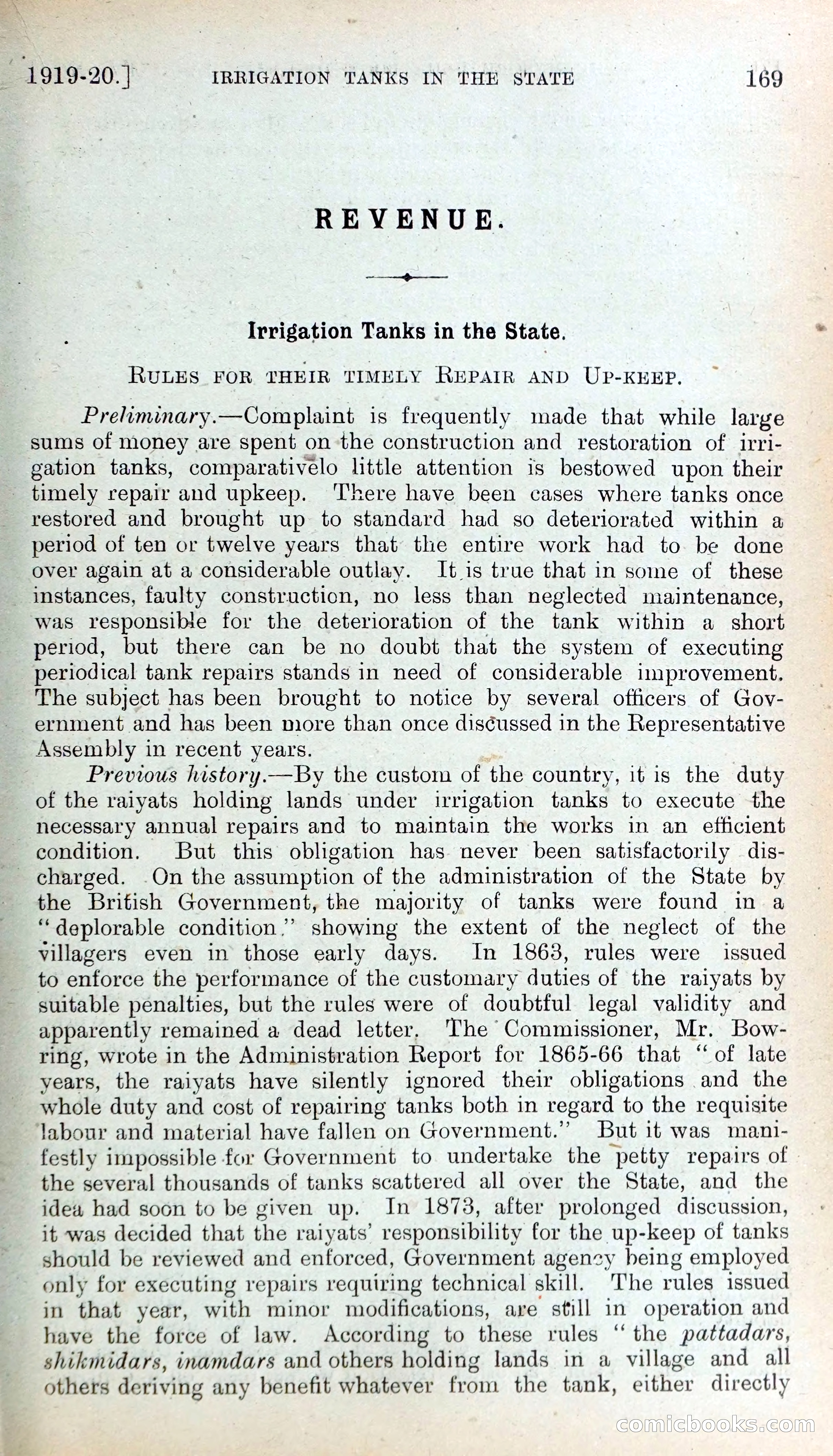 Mysore Blue Book Journal, Vol. IV — page 178 of 395