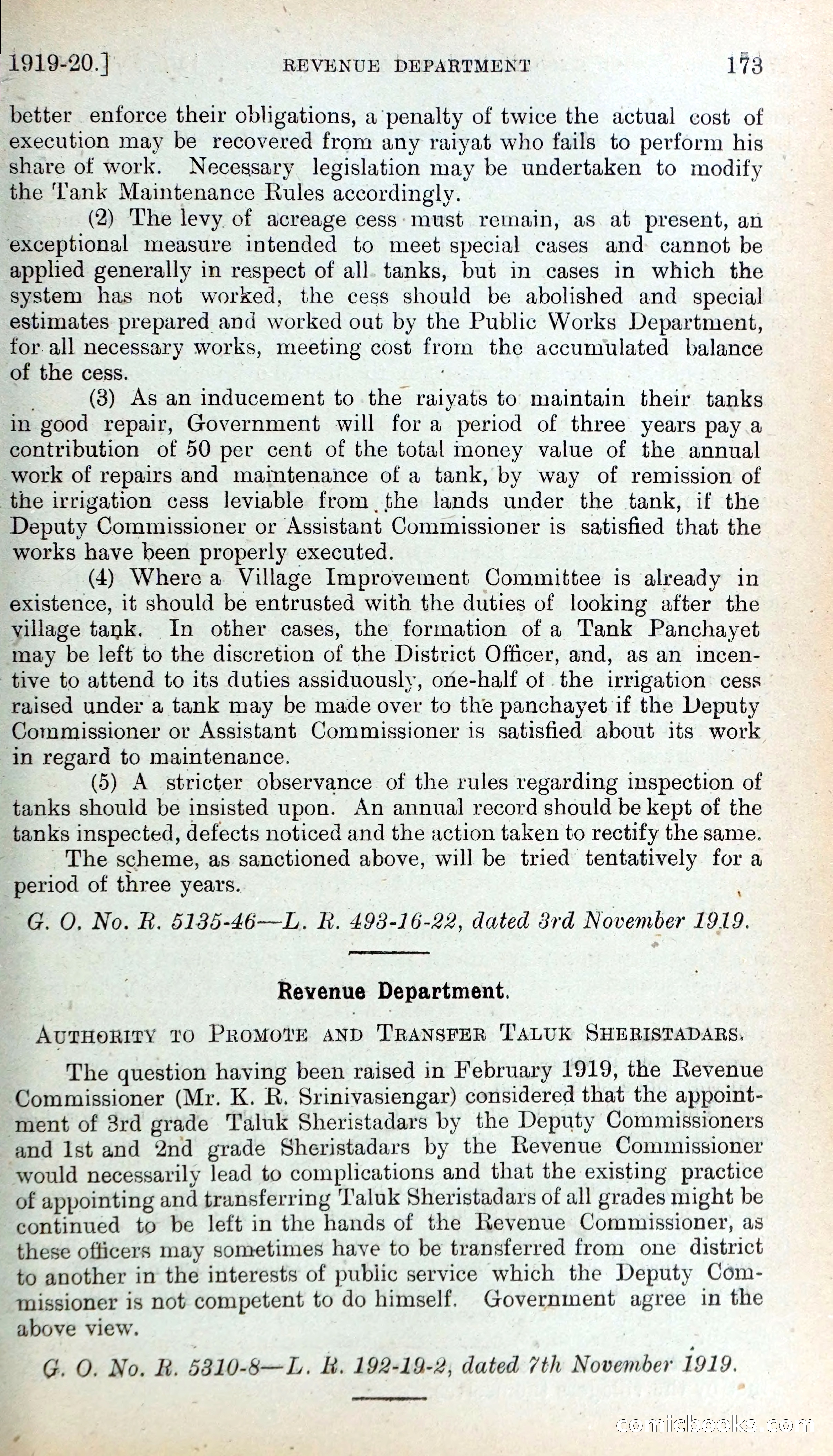 Mysore Blue Book Journal, Vol. IV — page 182 of 395