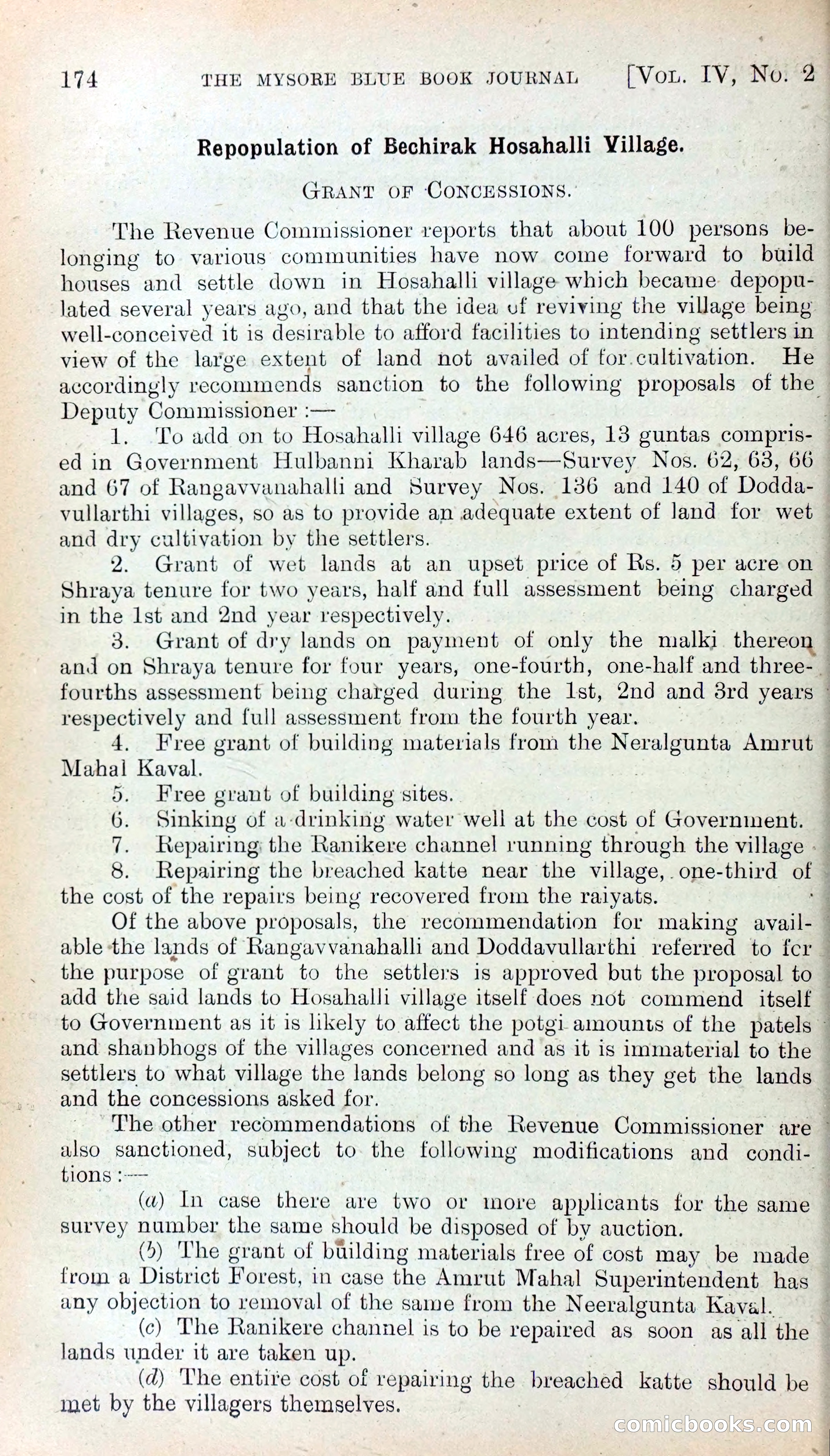 Mysore Blue Book Journal, Vol. IV — page 183 of 395
