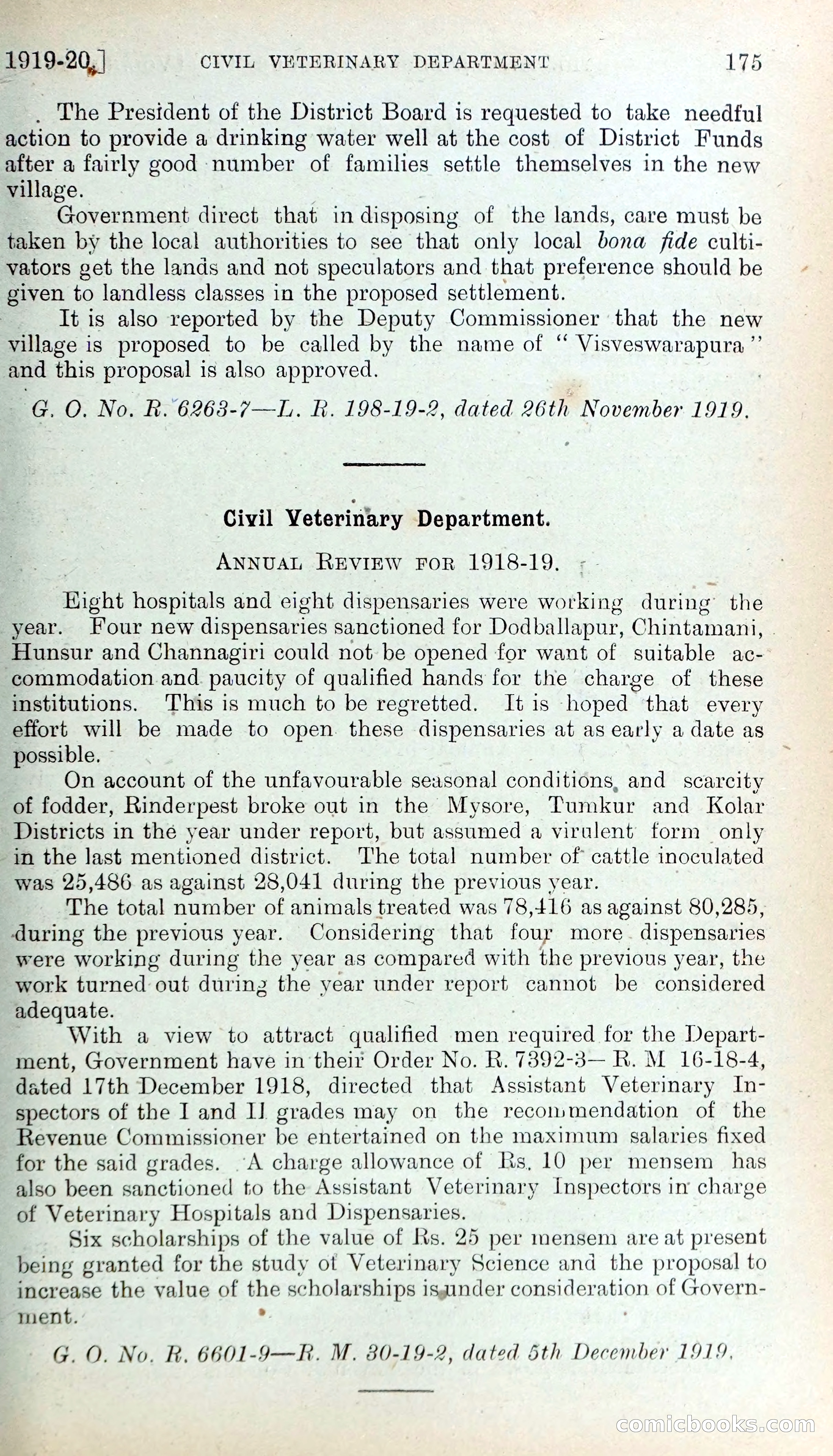 Mysore Blue Book Journal, Vol. IV — page 184 of 395