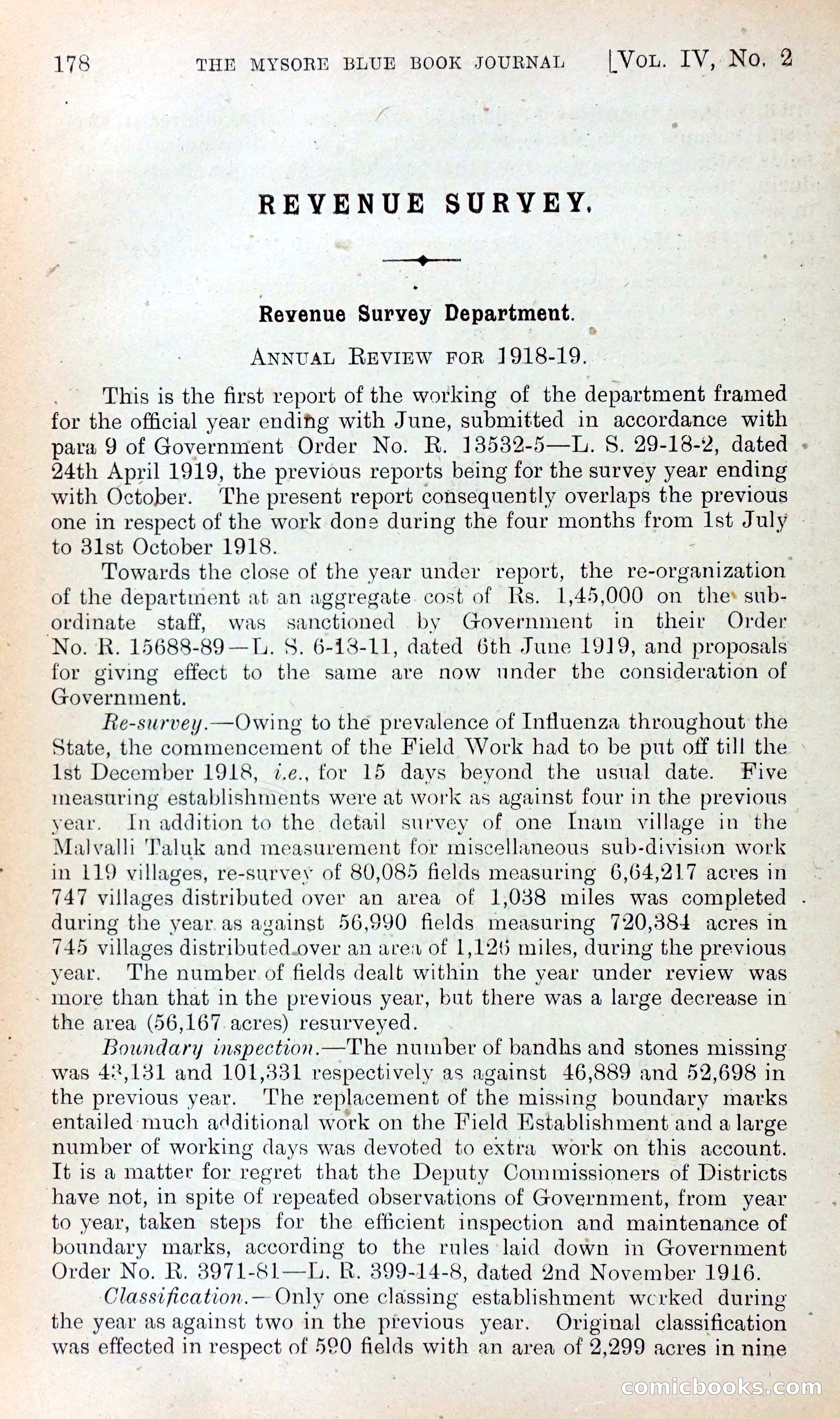Mysore Blue Book Journal, Vol. IV — page 187 of 395