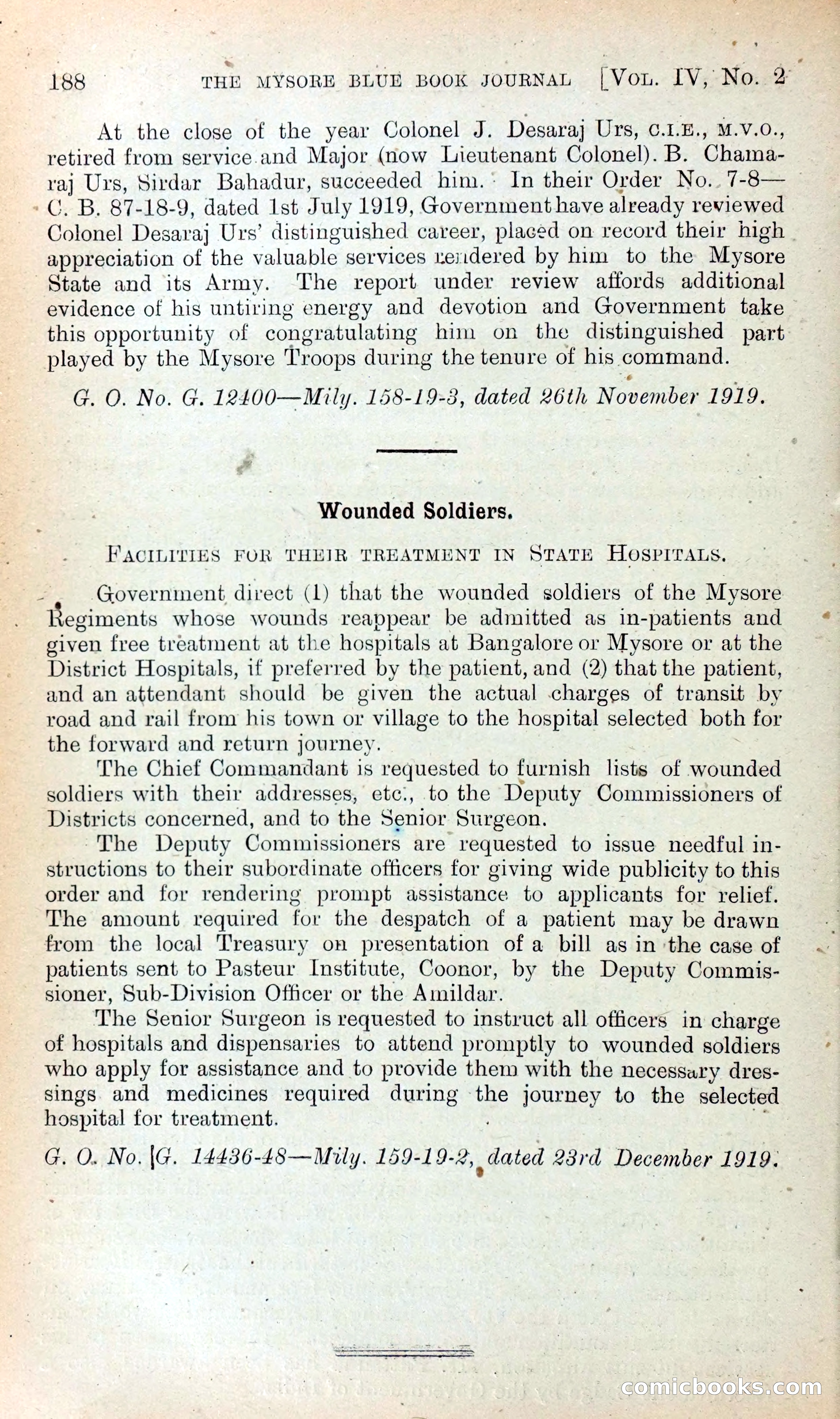 Mysore Blue Book Journal, Vol. IV — page 197 of 395
