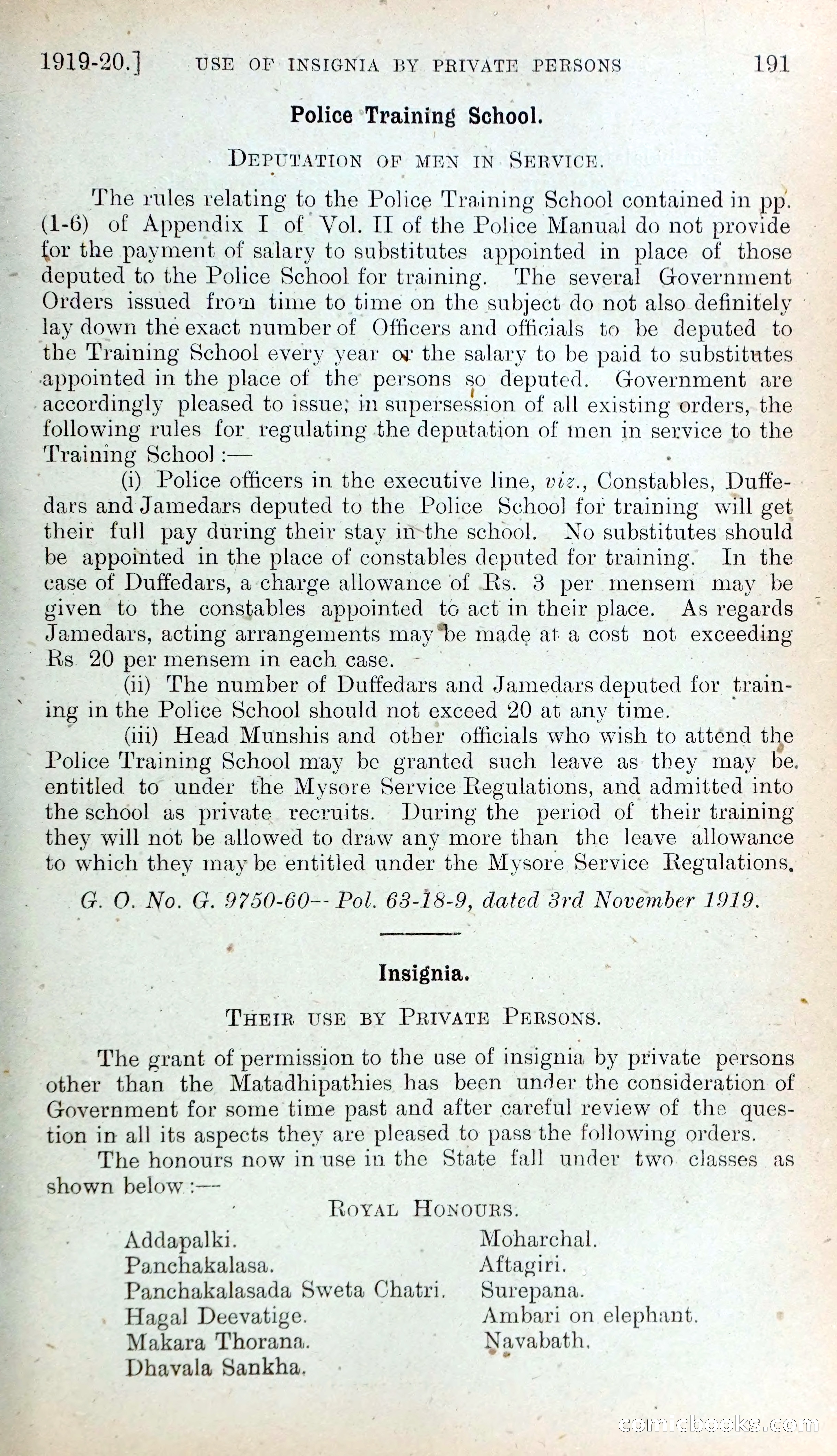 Mysore Blue Book Journal, Vol. IV — page 200 of 395