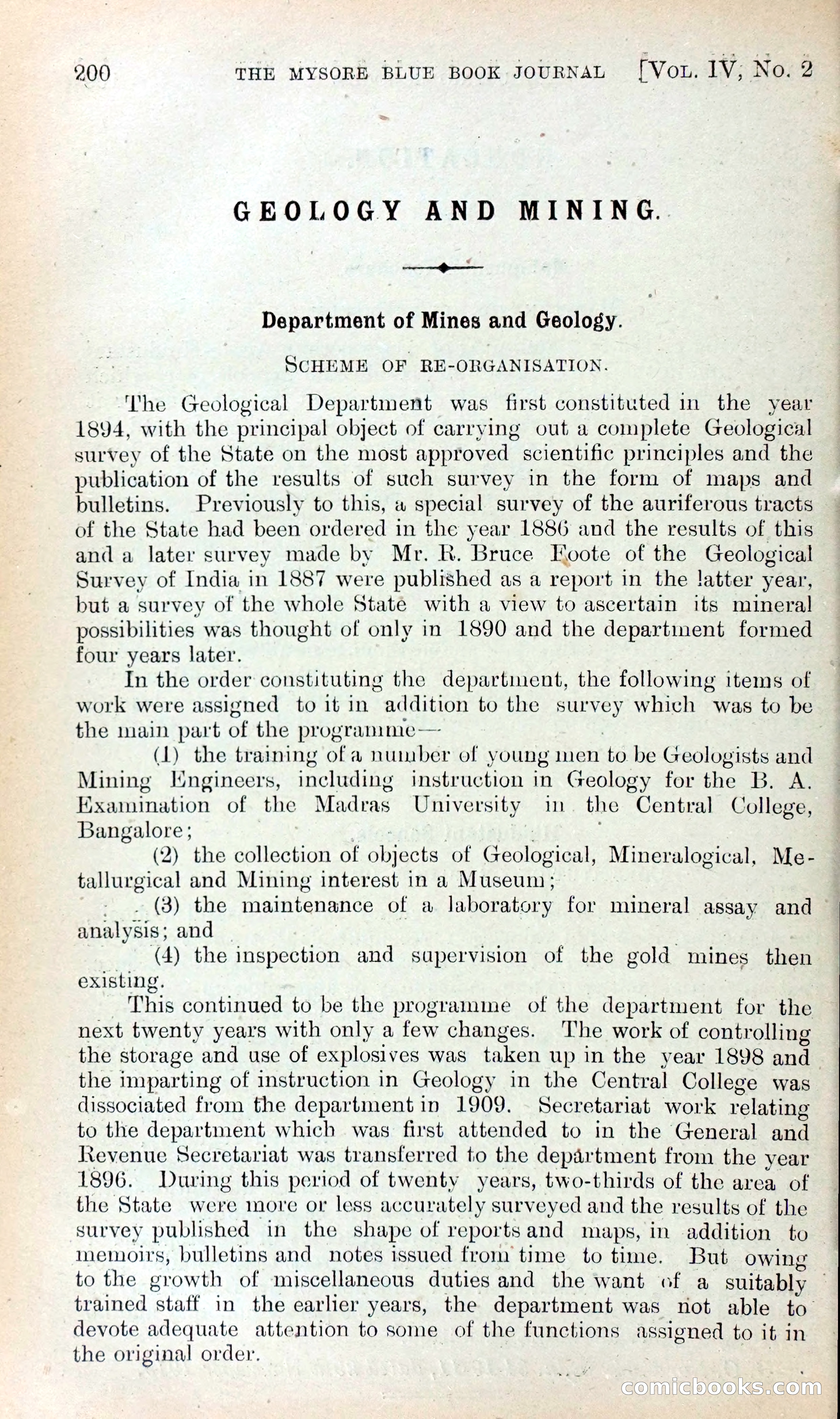 Mysore Blue Book Journal, Vol. IV — page 209 of 395