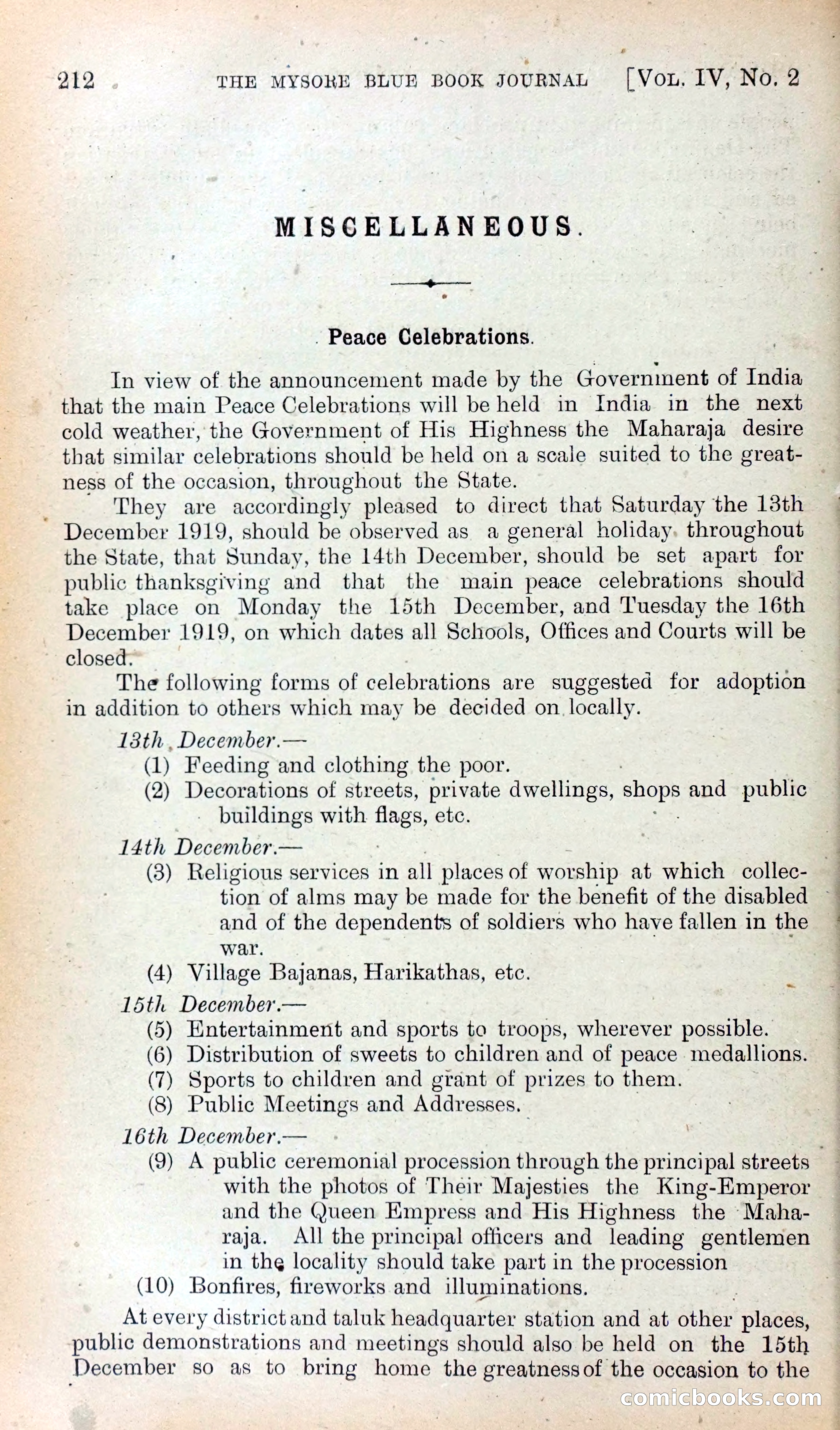 Mysore Blue Book Journal, Vol. IV — page 221 of 395