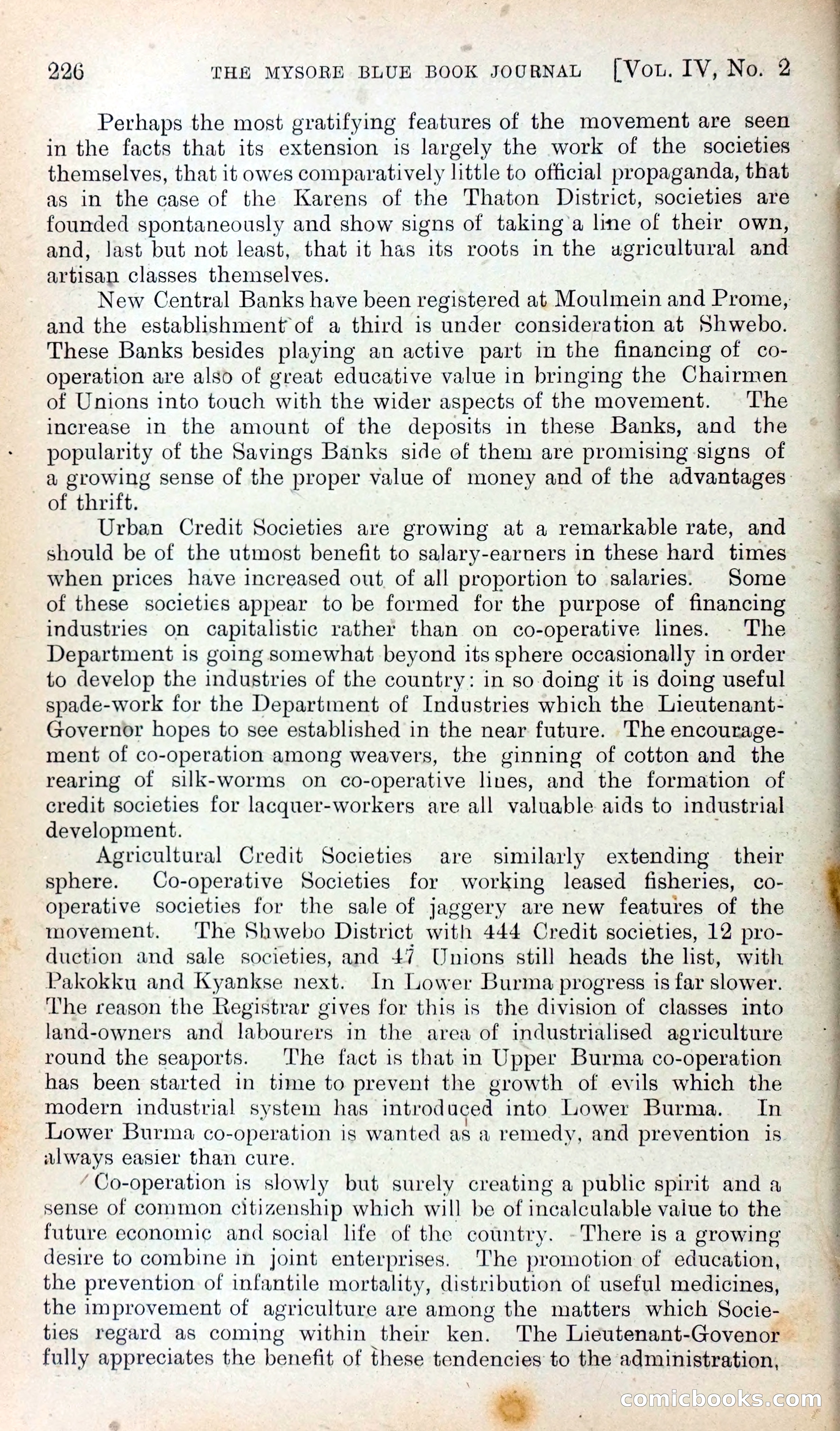 Mysore Blue Book Journal, Vol. IV — page 235 of 395