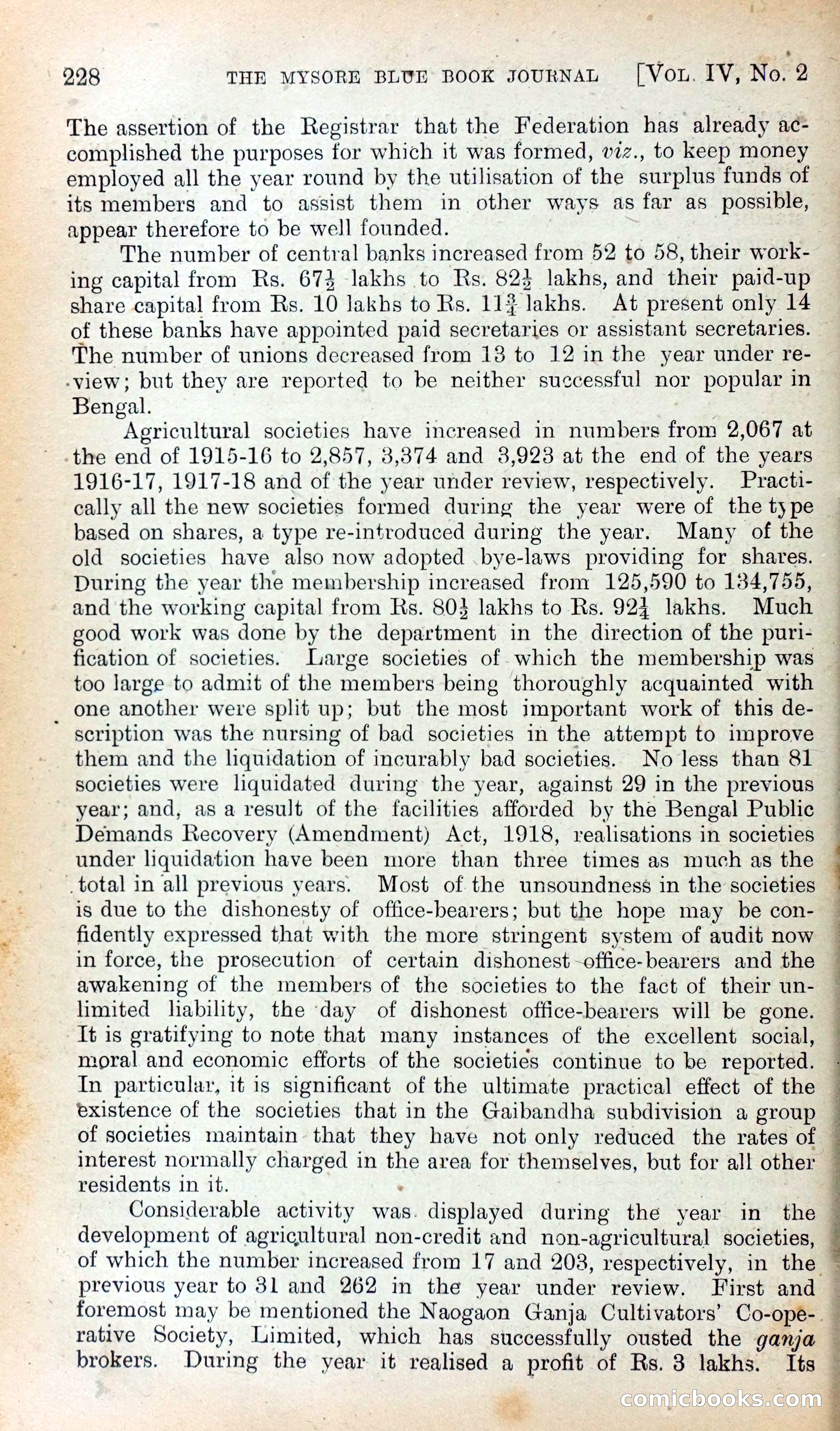 Mysore Blue Book Journal, Vol. IV — page 237 of 395