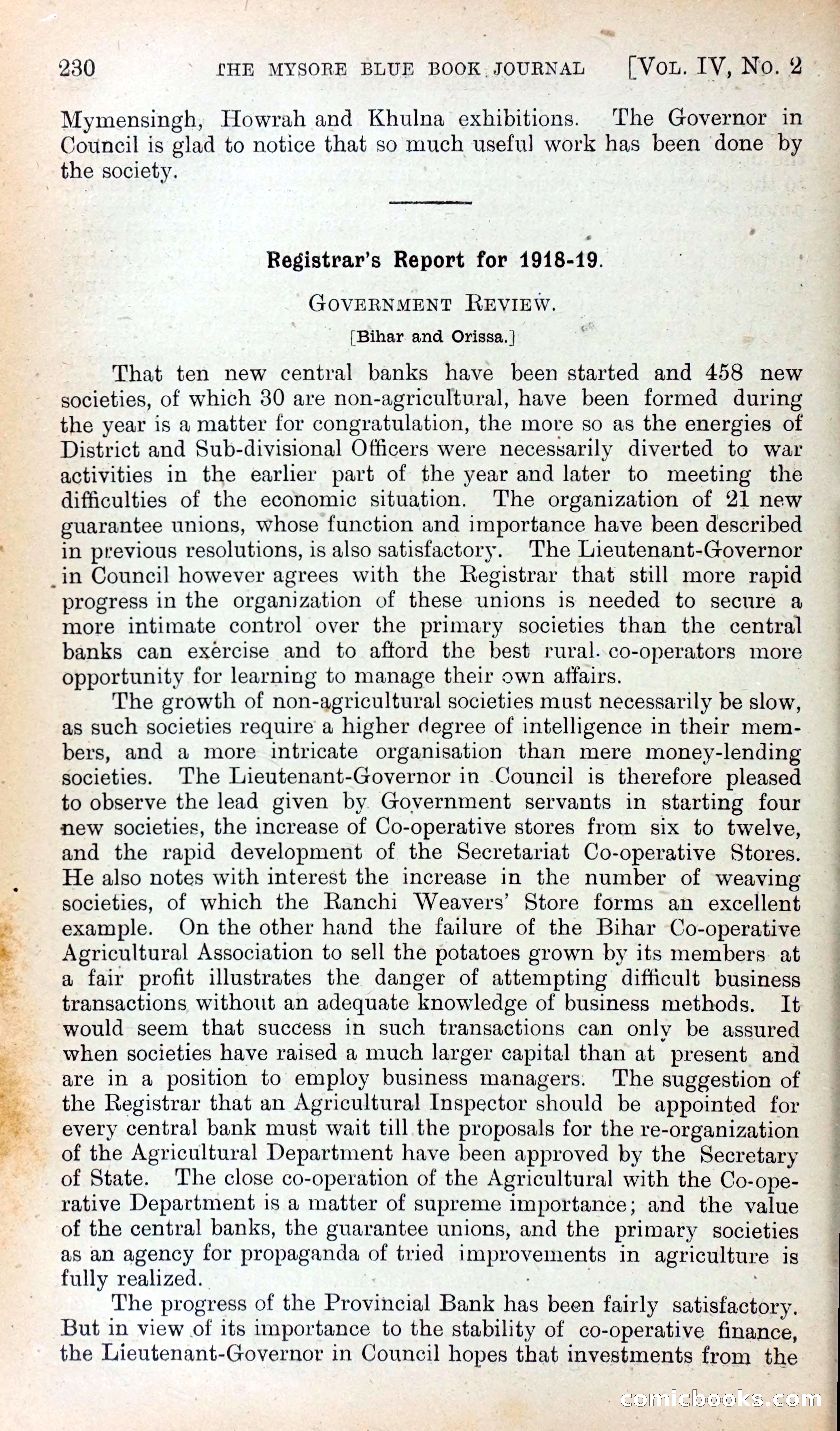 Mysore Blue Book Journal, Vol. IV — page 239 of 395