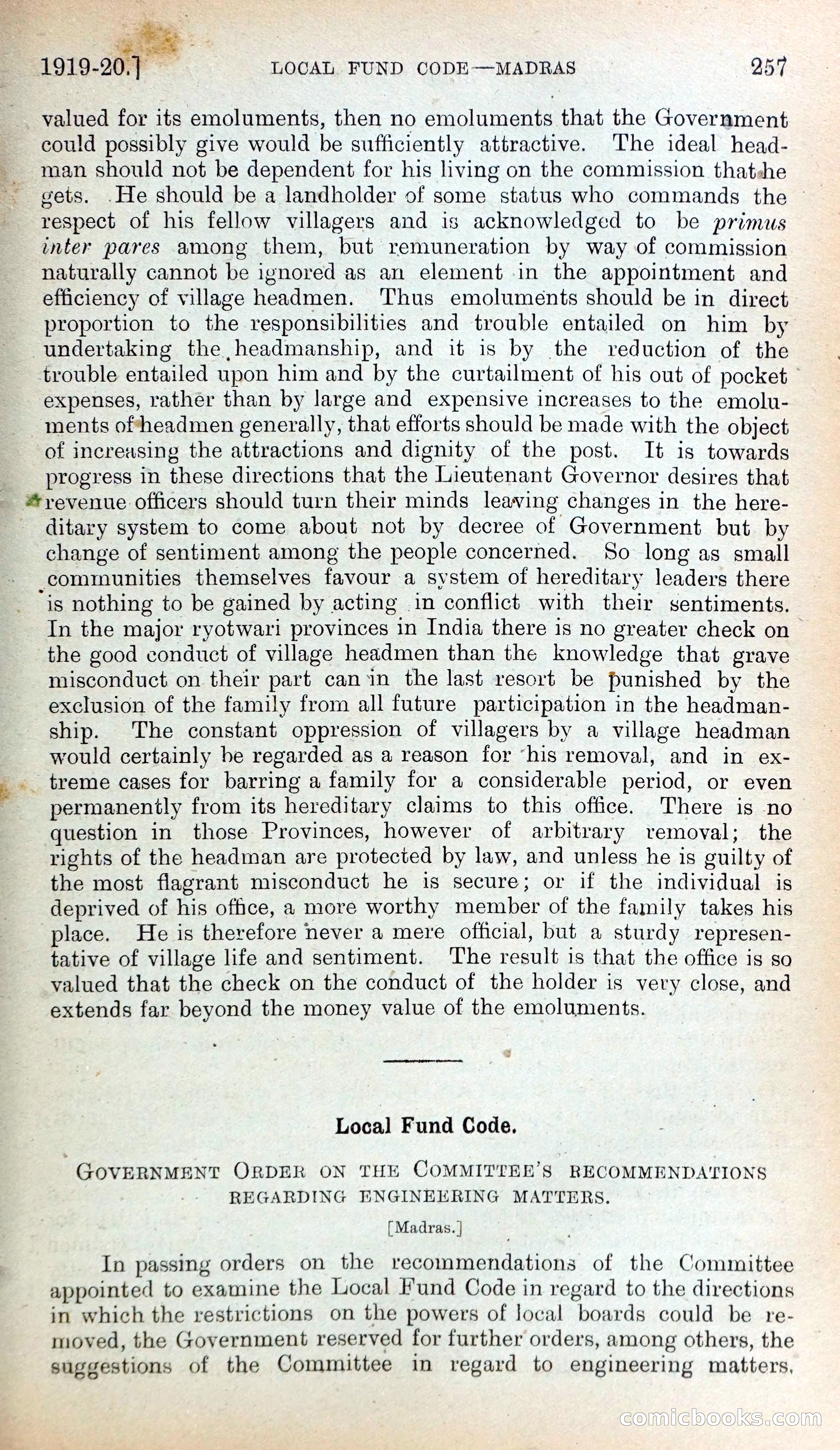Mysore Blue Book Journal, Vol. IV — page 266 of 395
