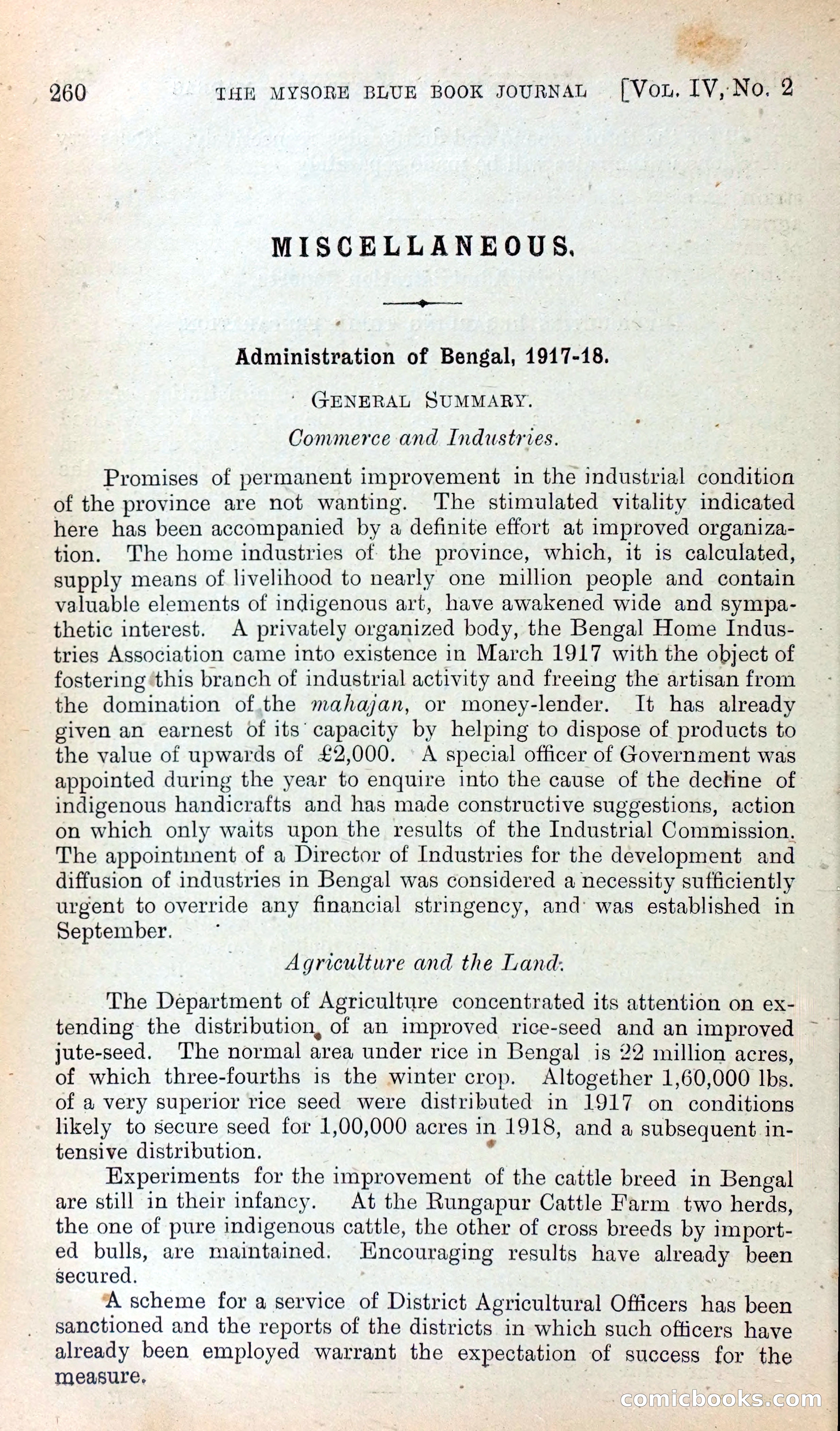Mysore Blue Book Journal, Vol. IV — page 269 of 395