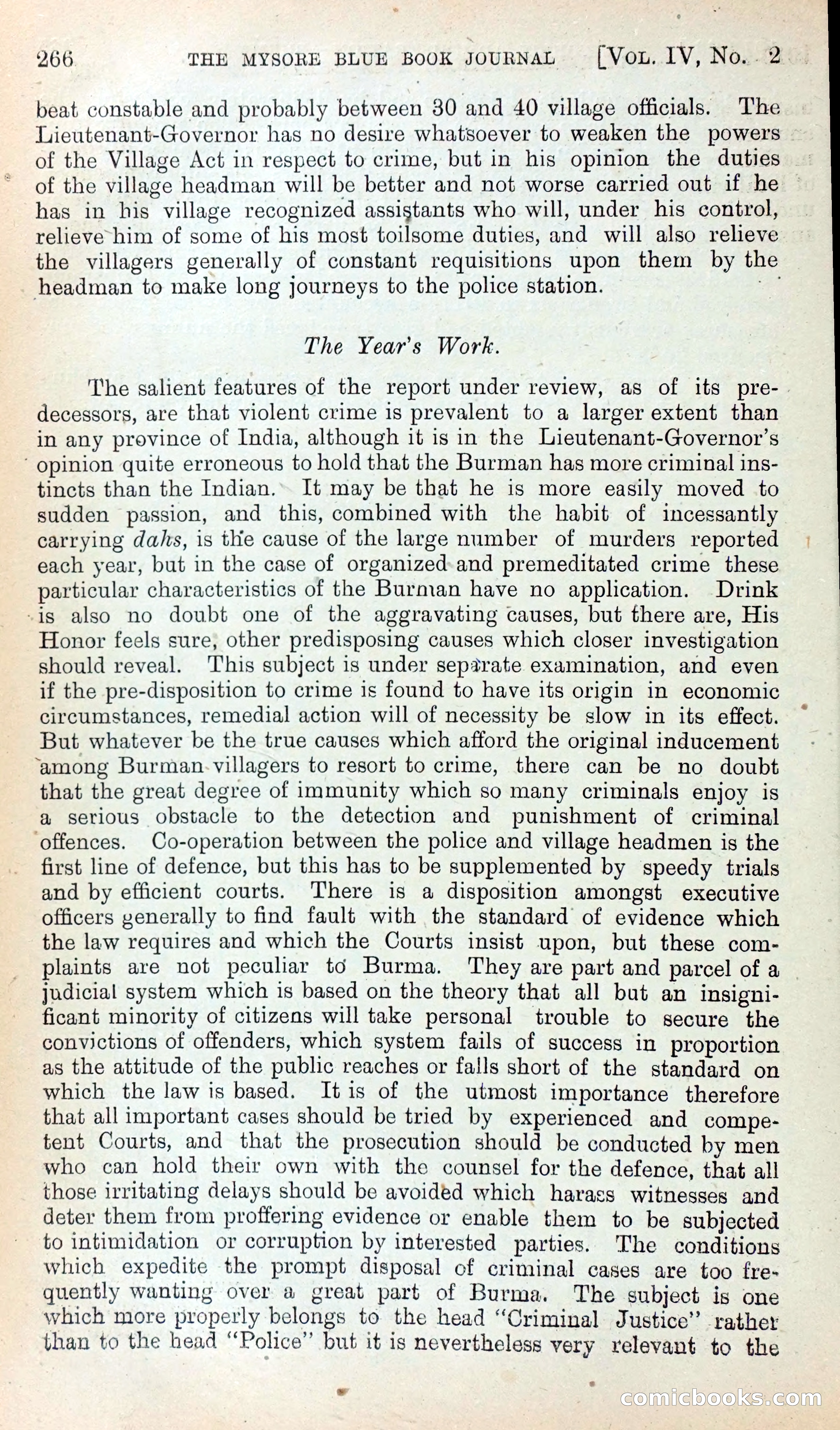 Mysore Blue Book Journal, Vol. IV — page 275 of 395