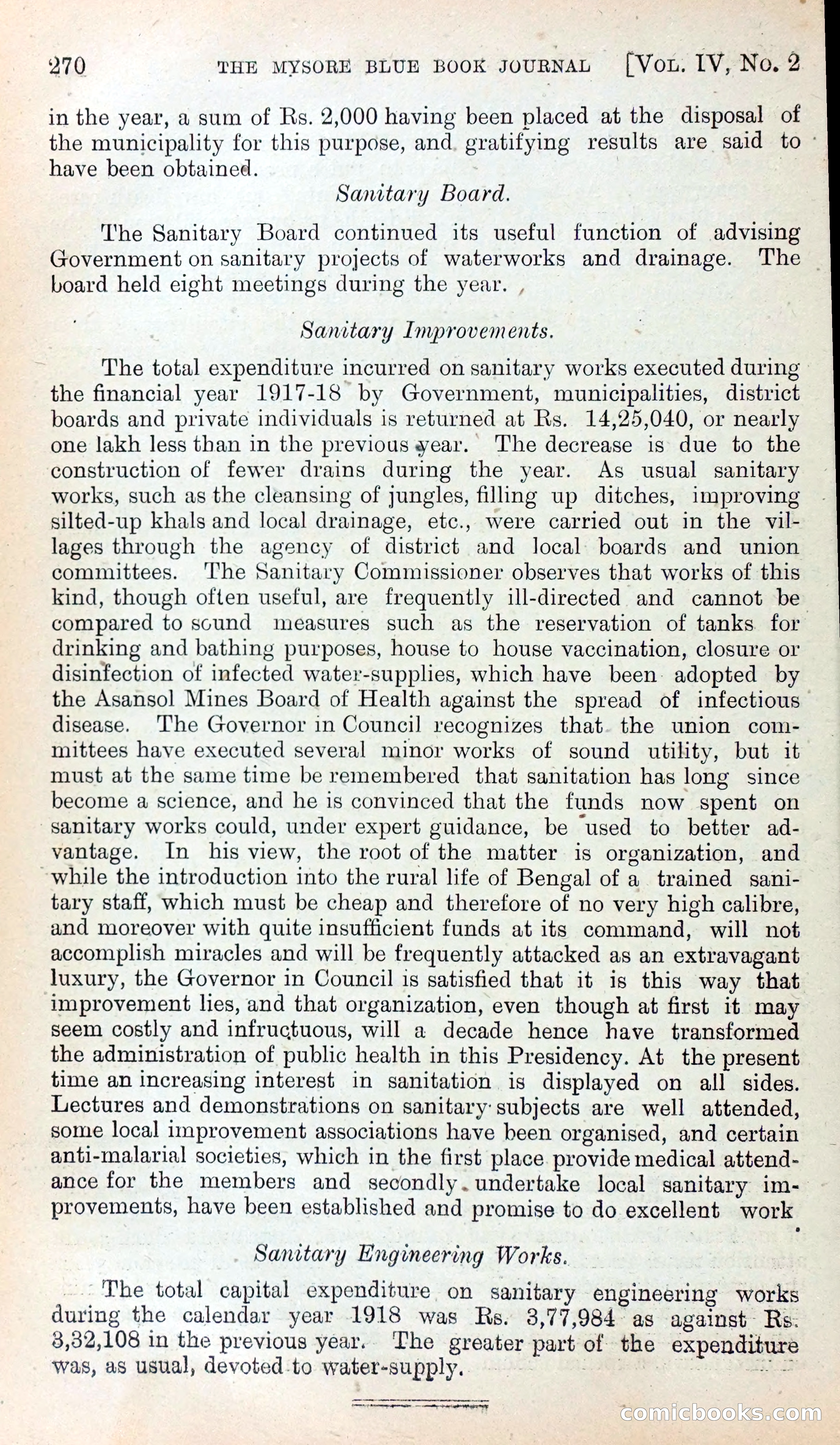 Mysore Blue Book Journal, Vol. IV — page 279 of 395
