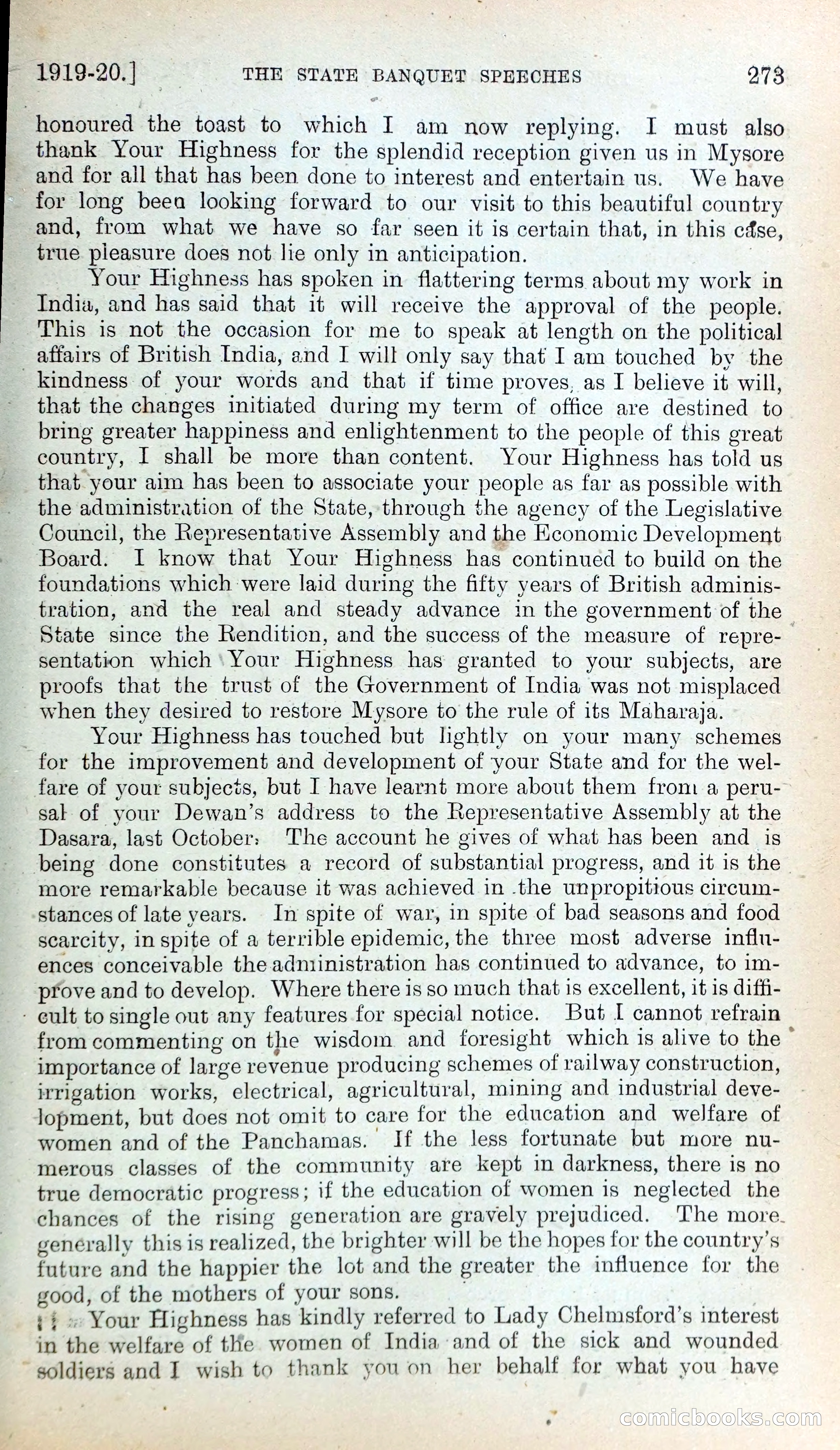 Mysore Blue Book Journal, Vol. IV — page 282 of 395