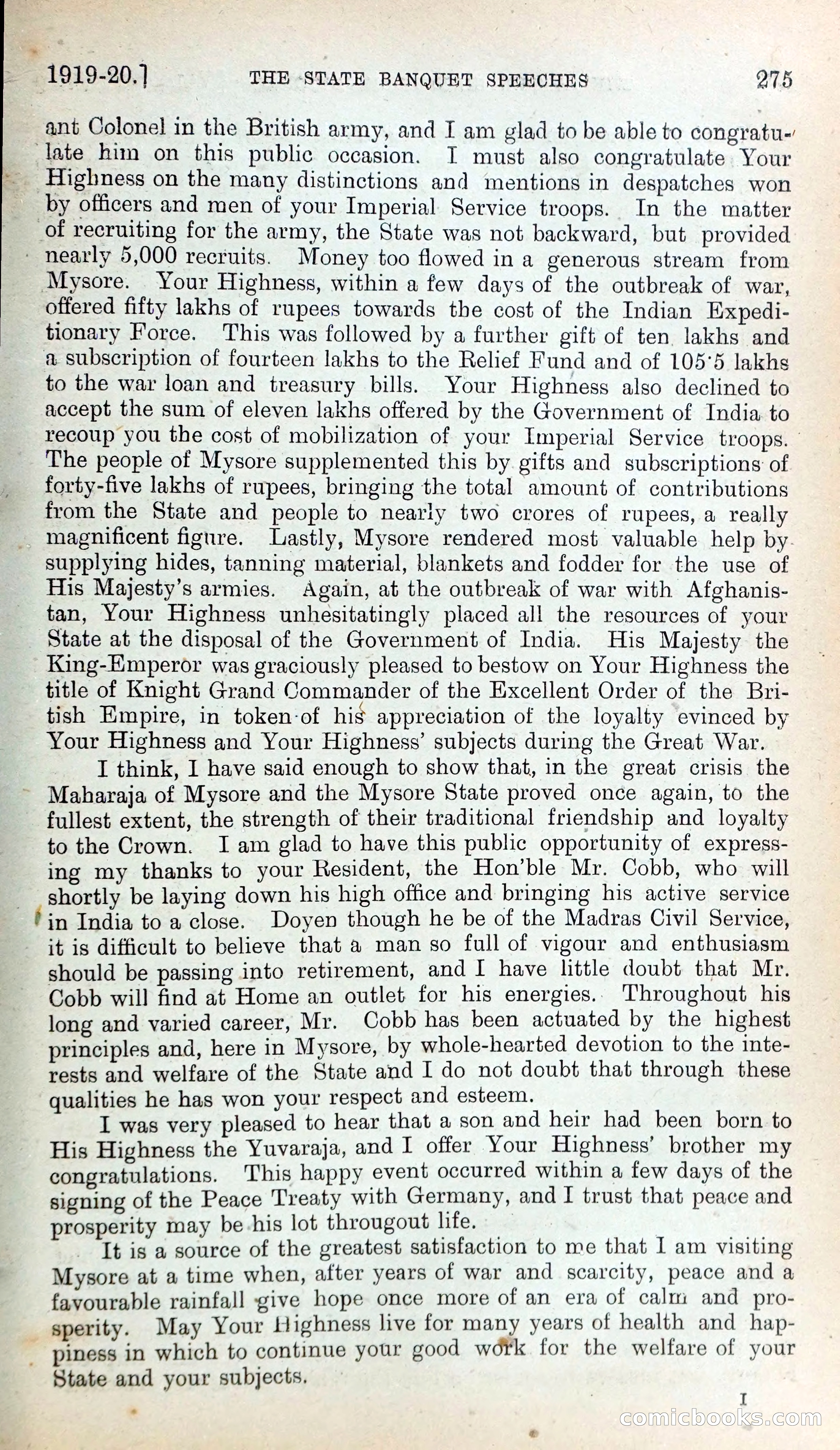 Mysore Blue Book Journal, Vol. IV — page 284 of 395