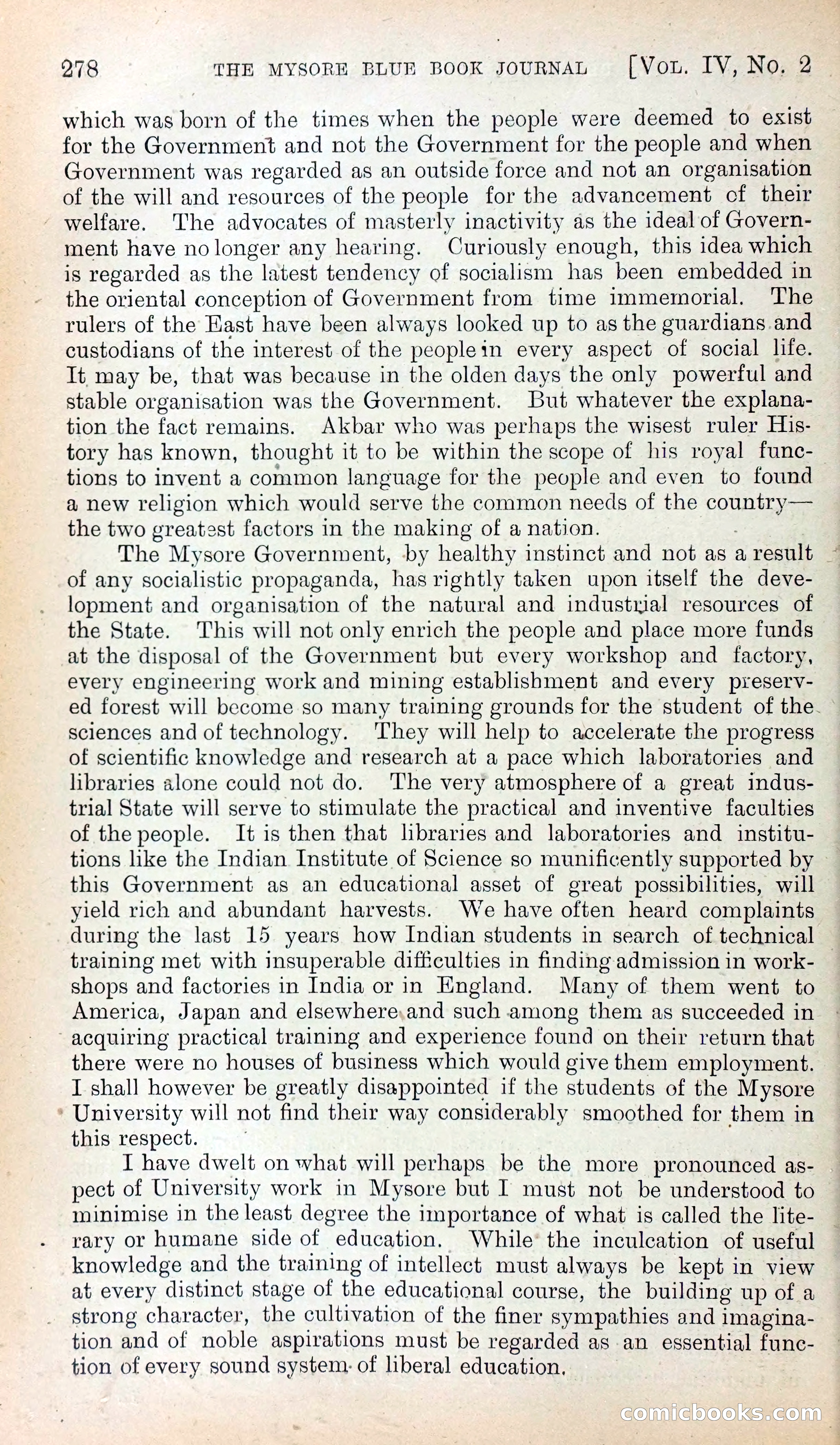 Mysore Blue Book Journal, Vol. IV — page 287 of 395